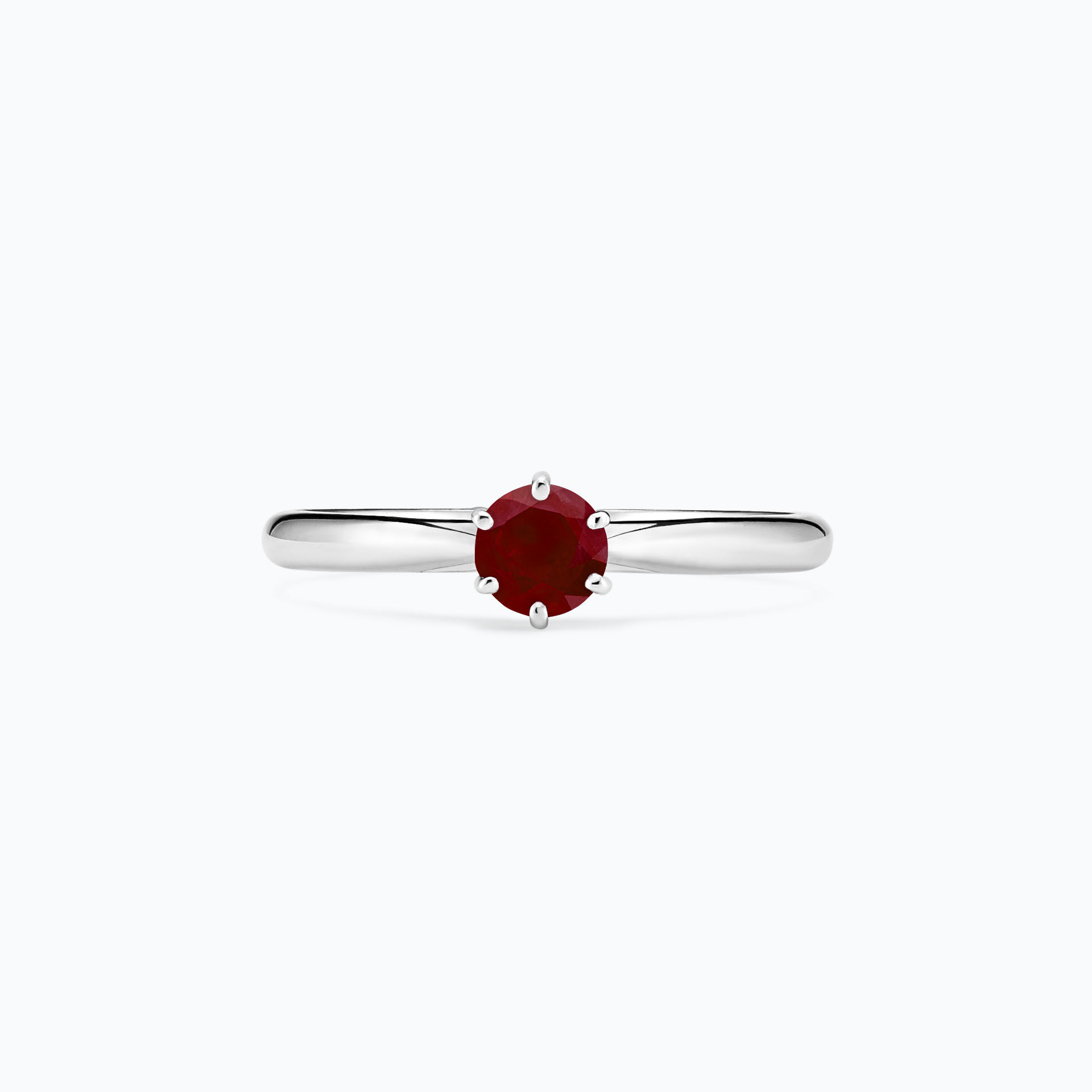 Solitaire Félicia Rubis 4.5 mm