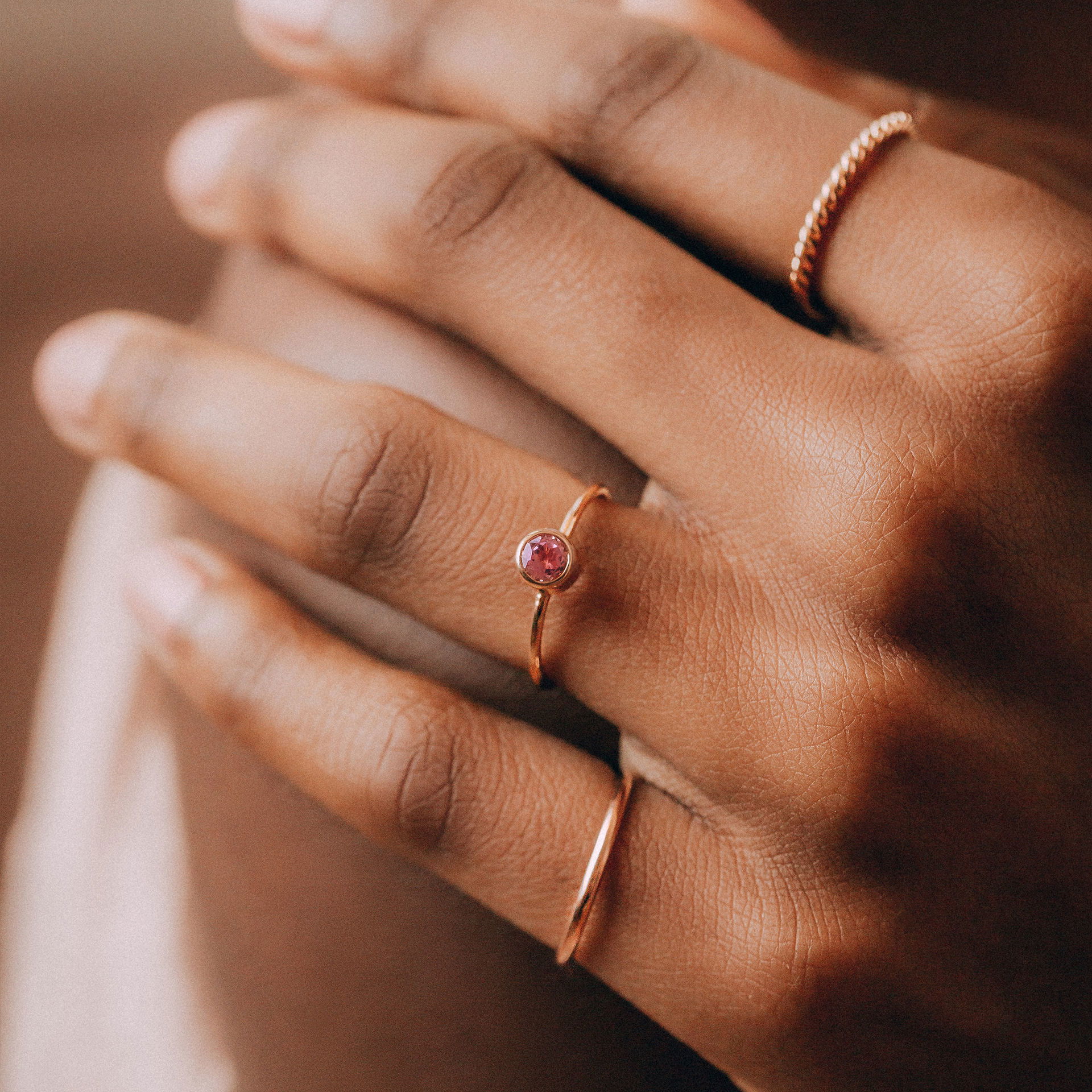 Solitaire Harmony Tourmaline 4.5 mm