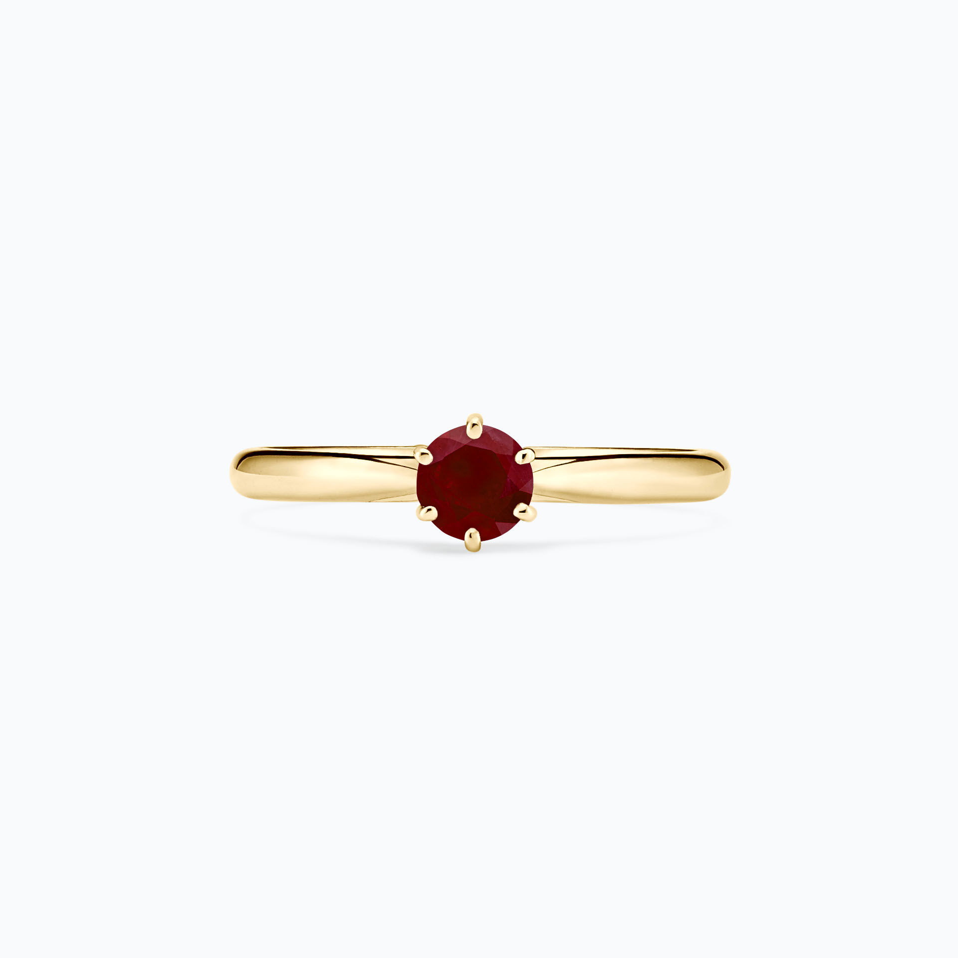 Solitaire Félicia Rubis 4.5 mm