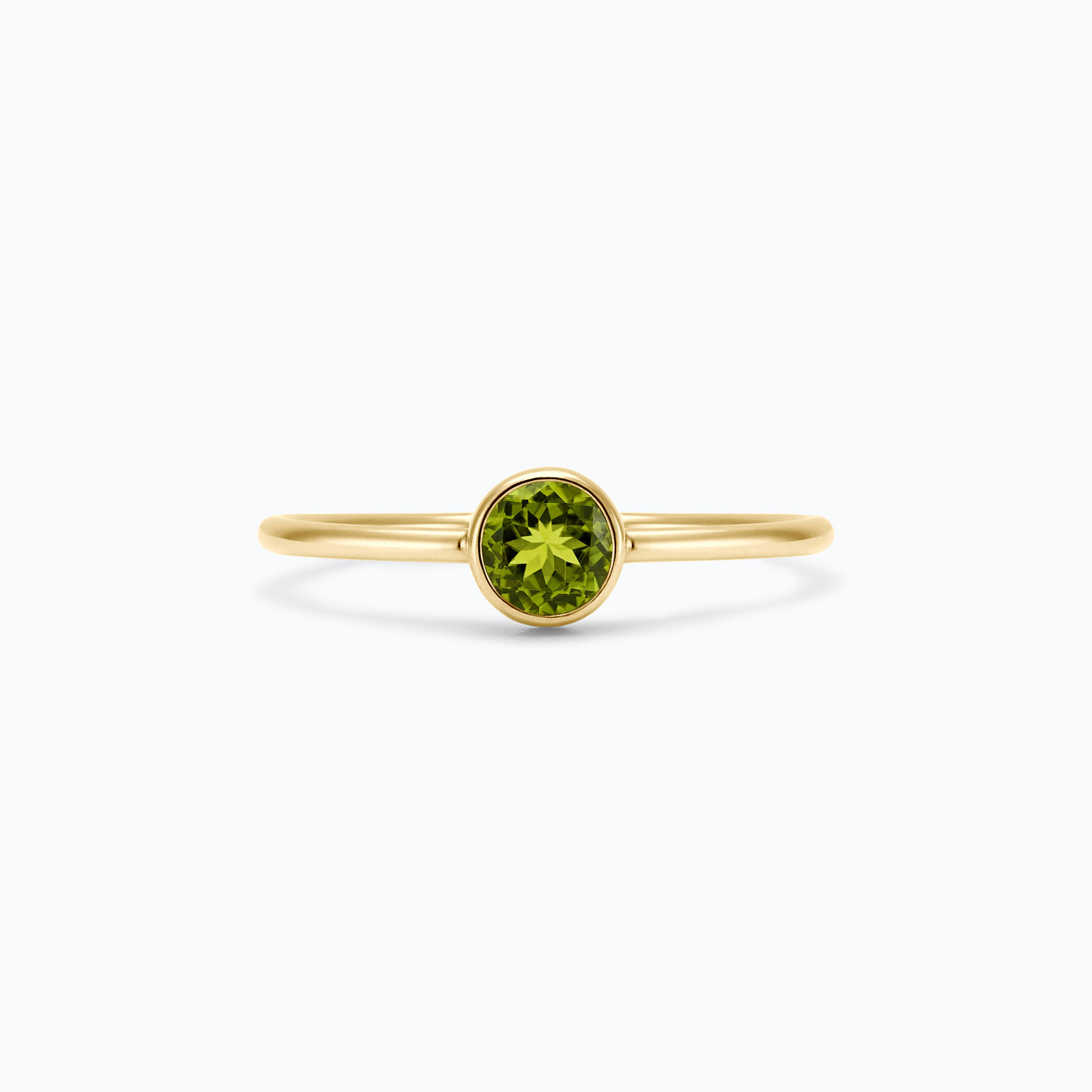 Solitaire Harmony Péridot 4.5 mm