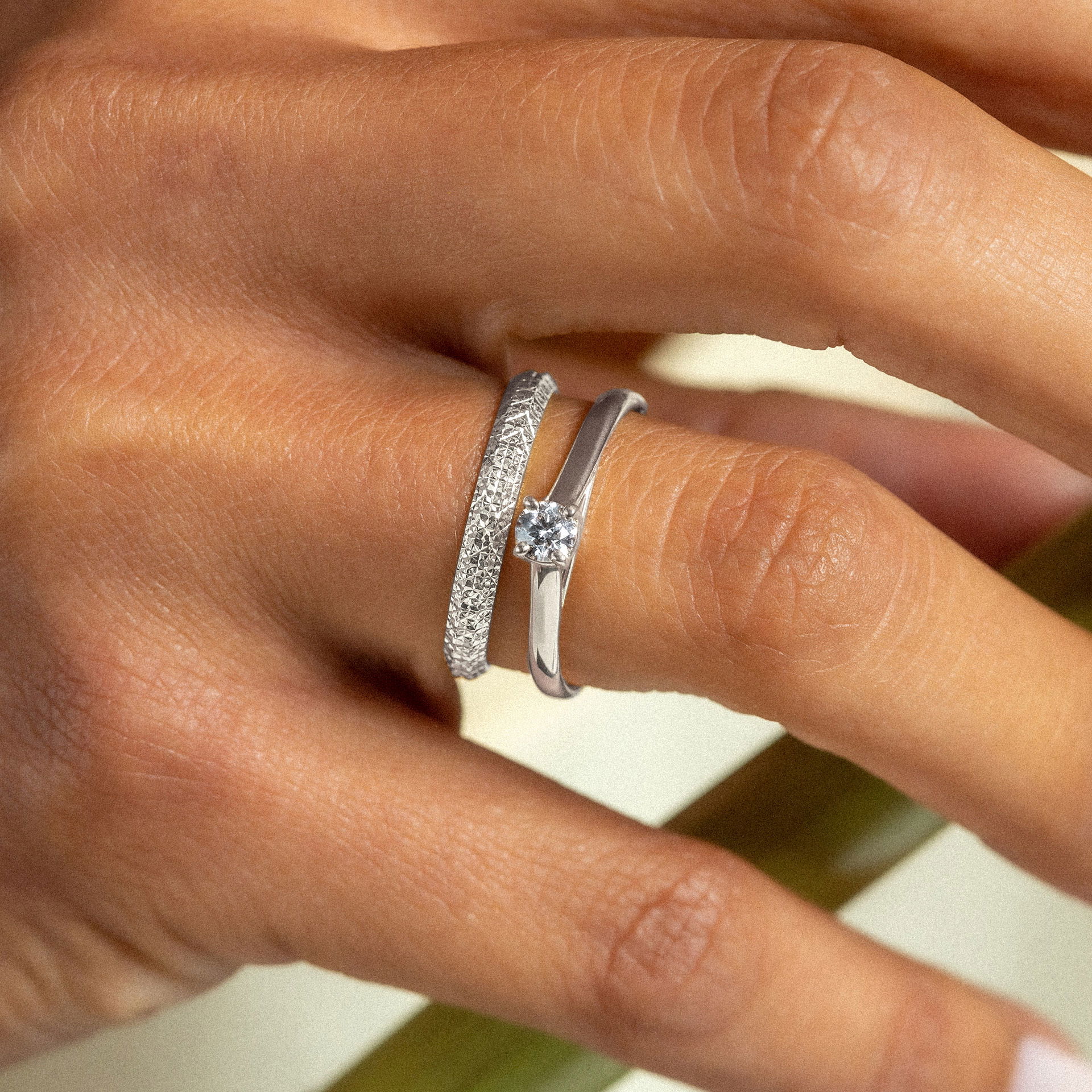 Solitaire Fanny 0.15 carat