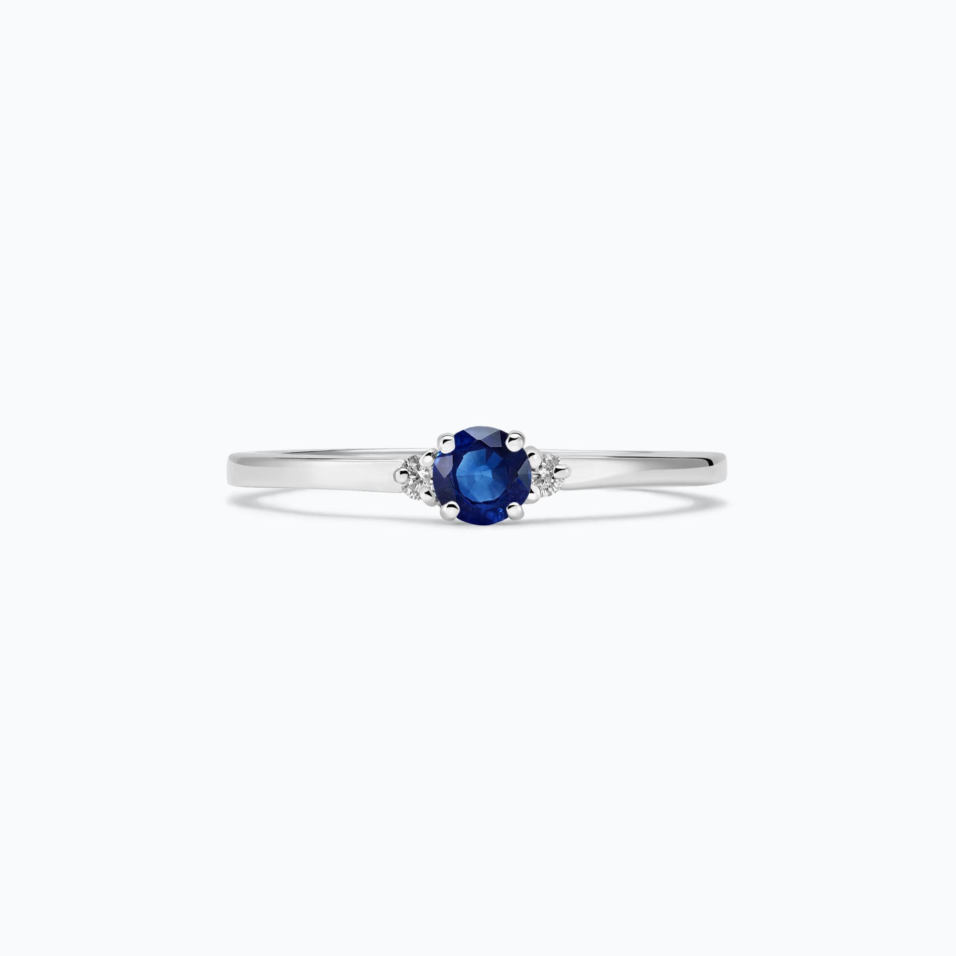 Solitaire Lolly Saphir 3.5 mm