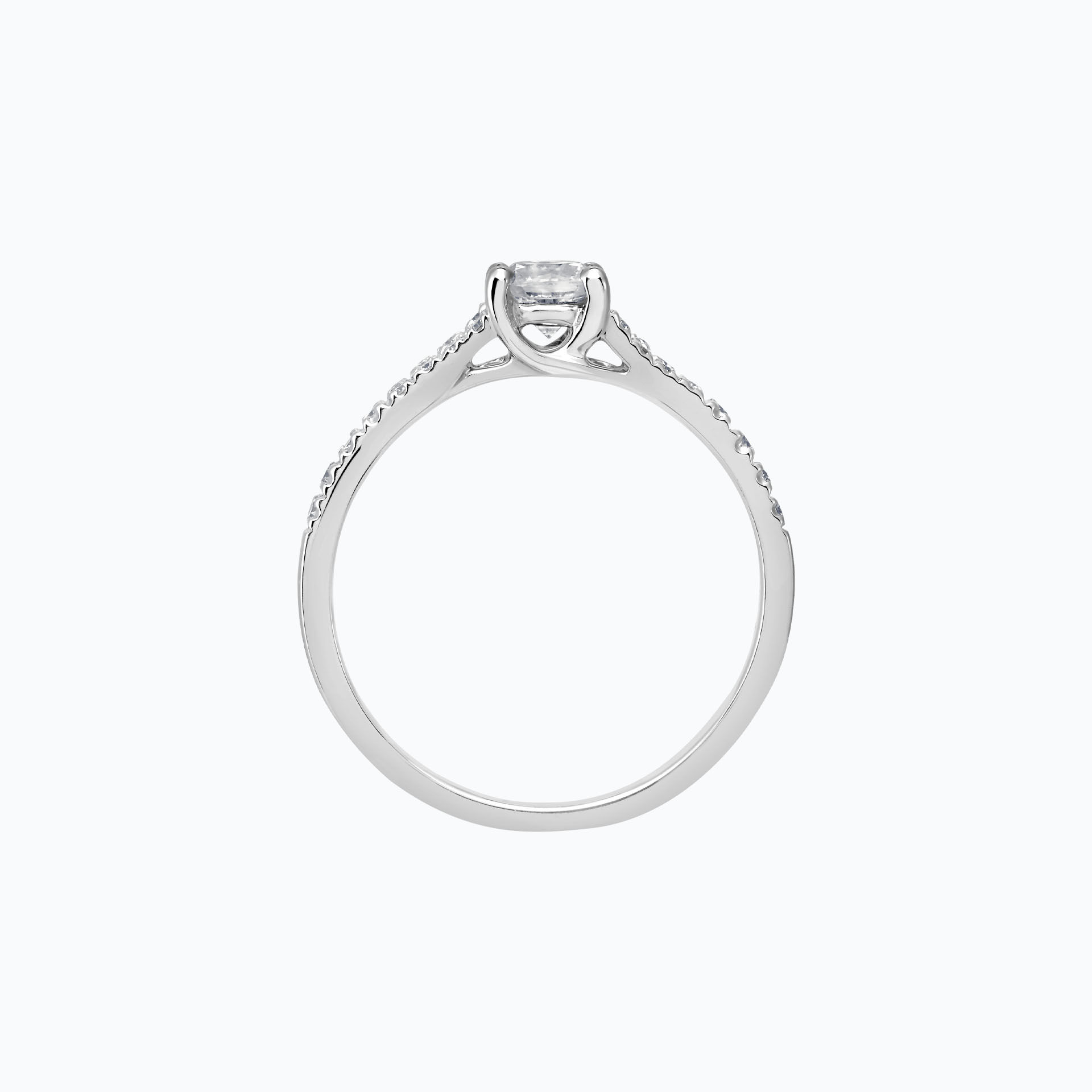 Solitaire Pavé Iris