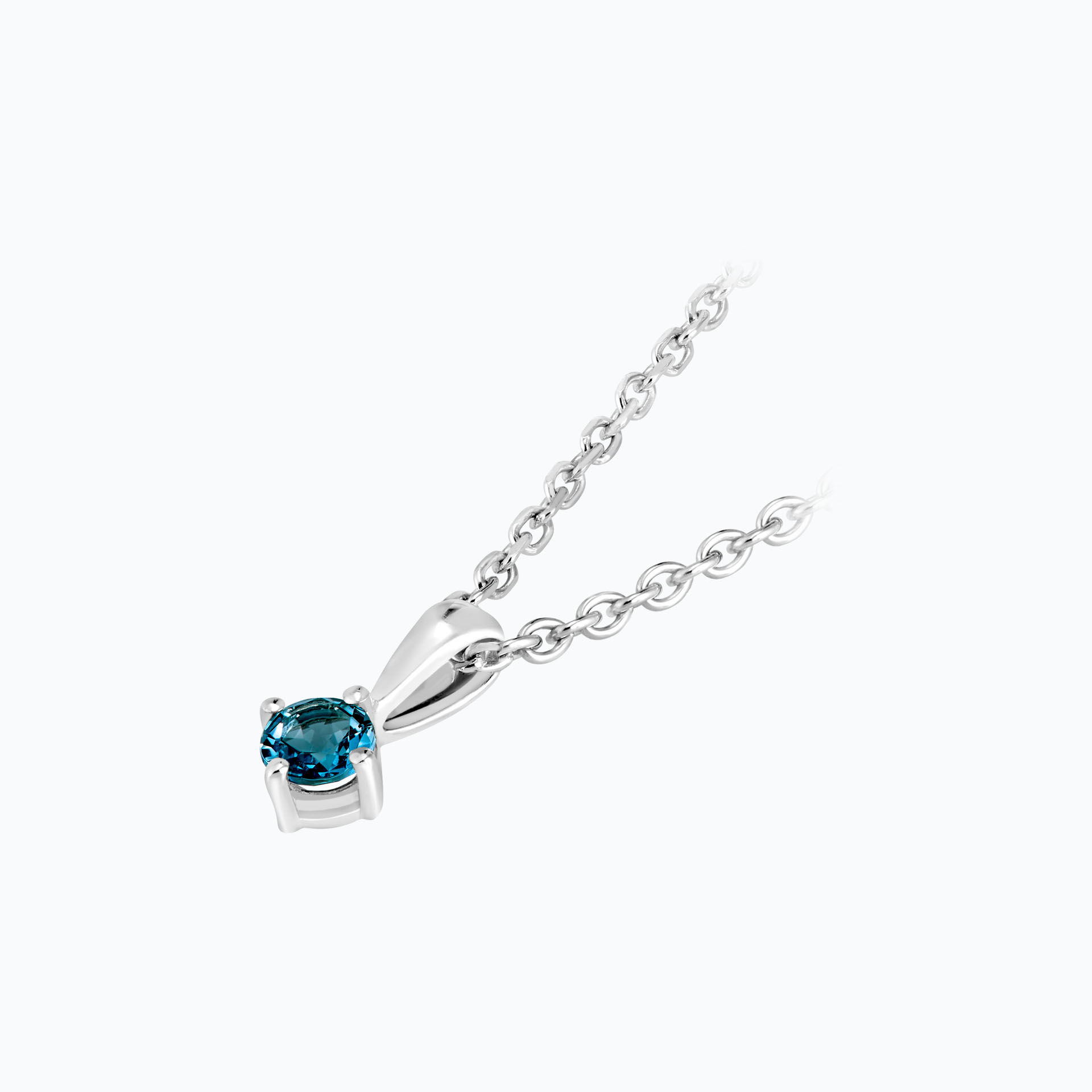 Pendentif Alva Topaze Blue London 3.5 mm