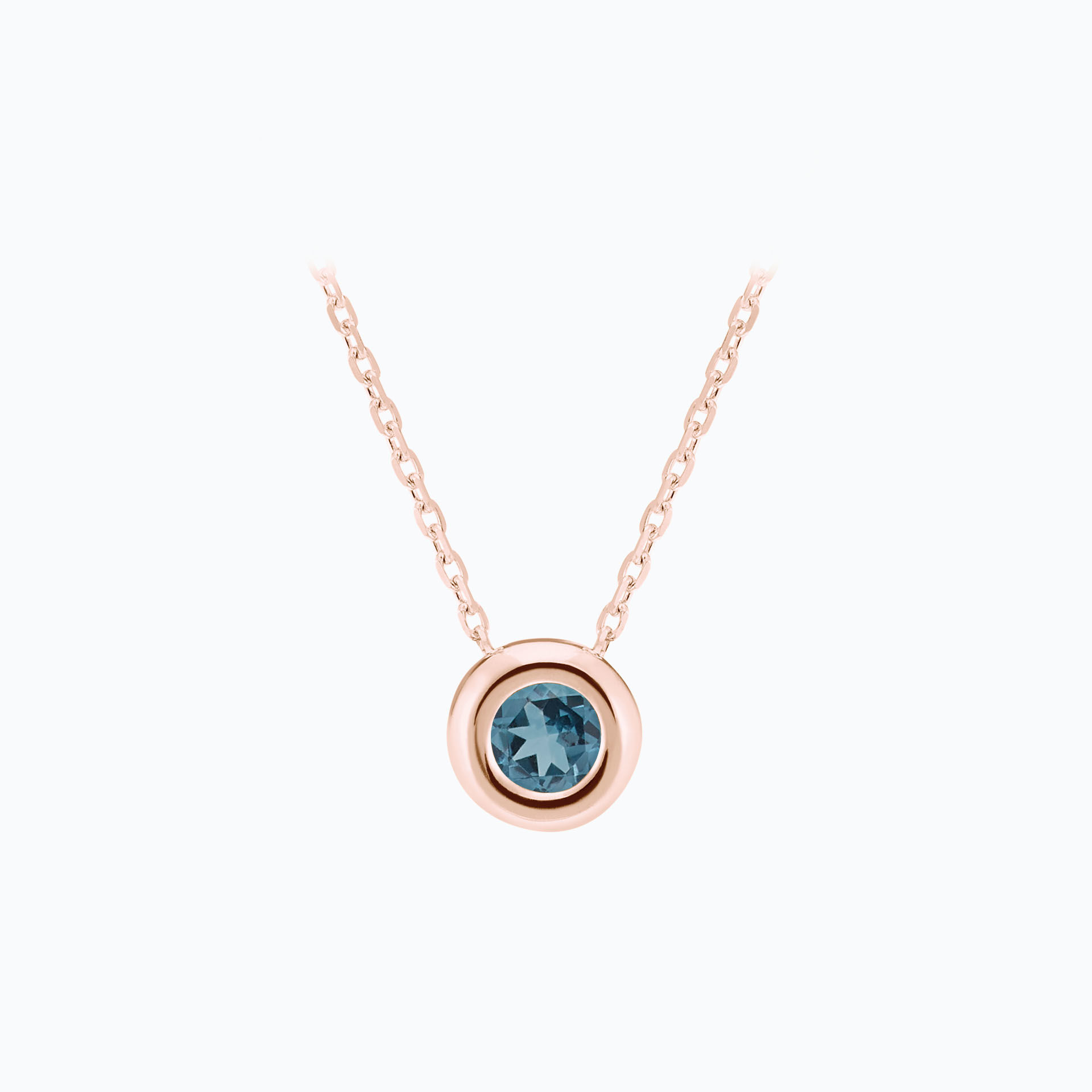 Collier Sféra Topaze Blue London