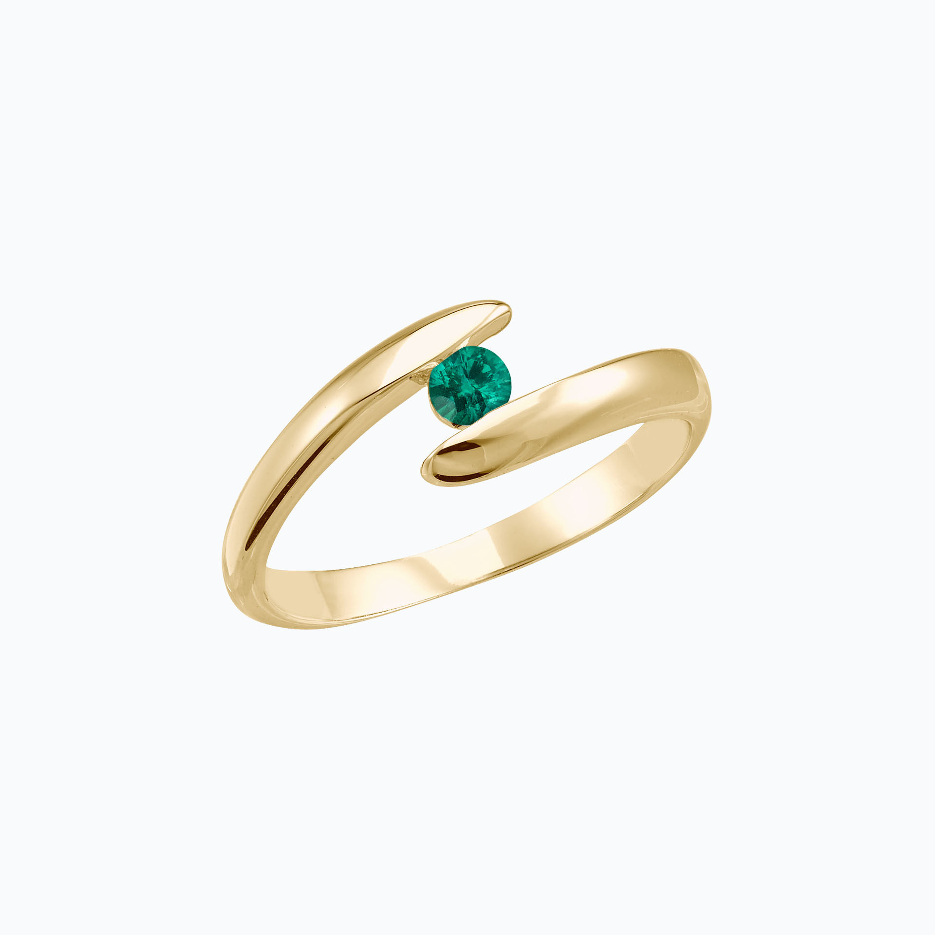 Solitaire Jane Émeraude 3.5 mm