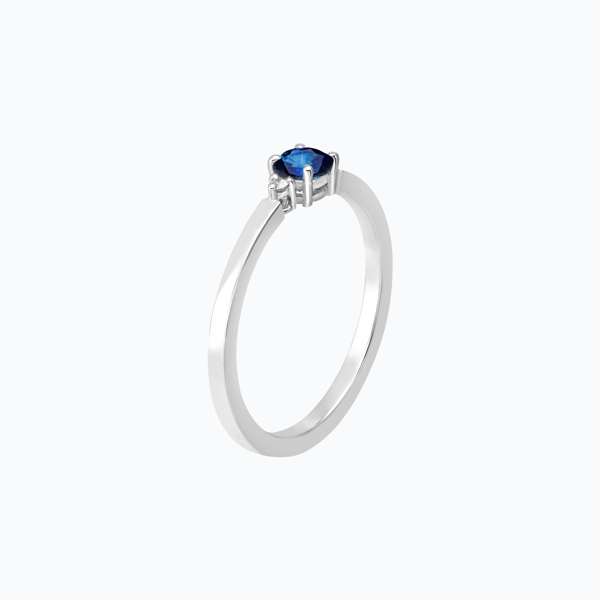 Solitaire Lolly Saphir 4.5 mm