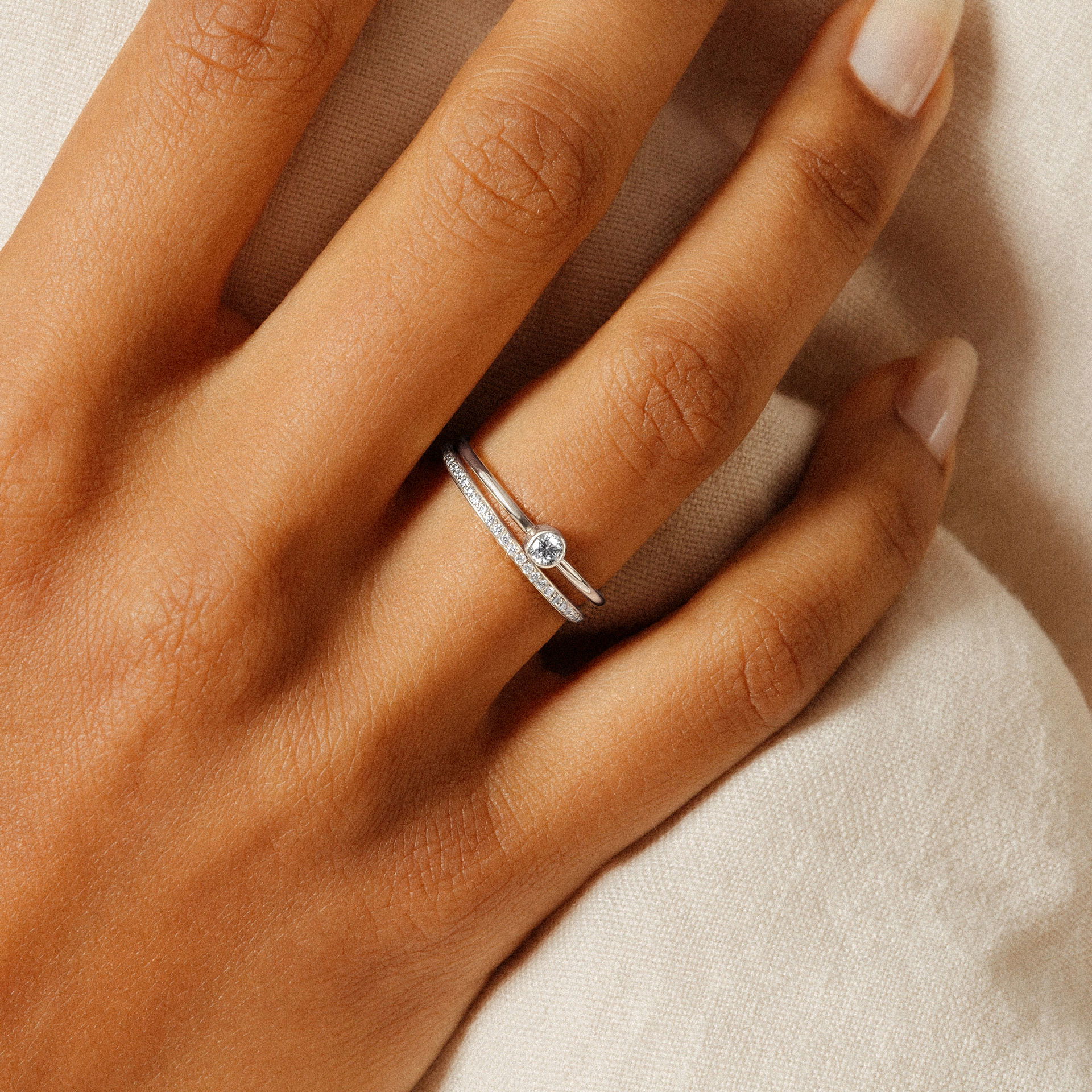 Solitaire Harmony 0.10 carat