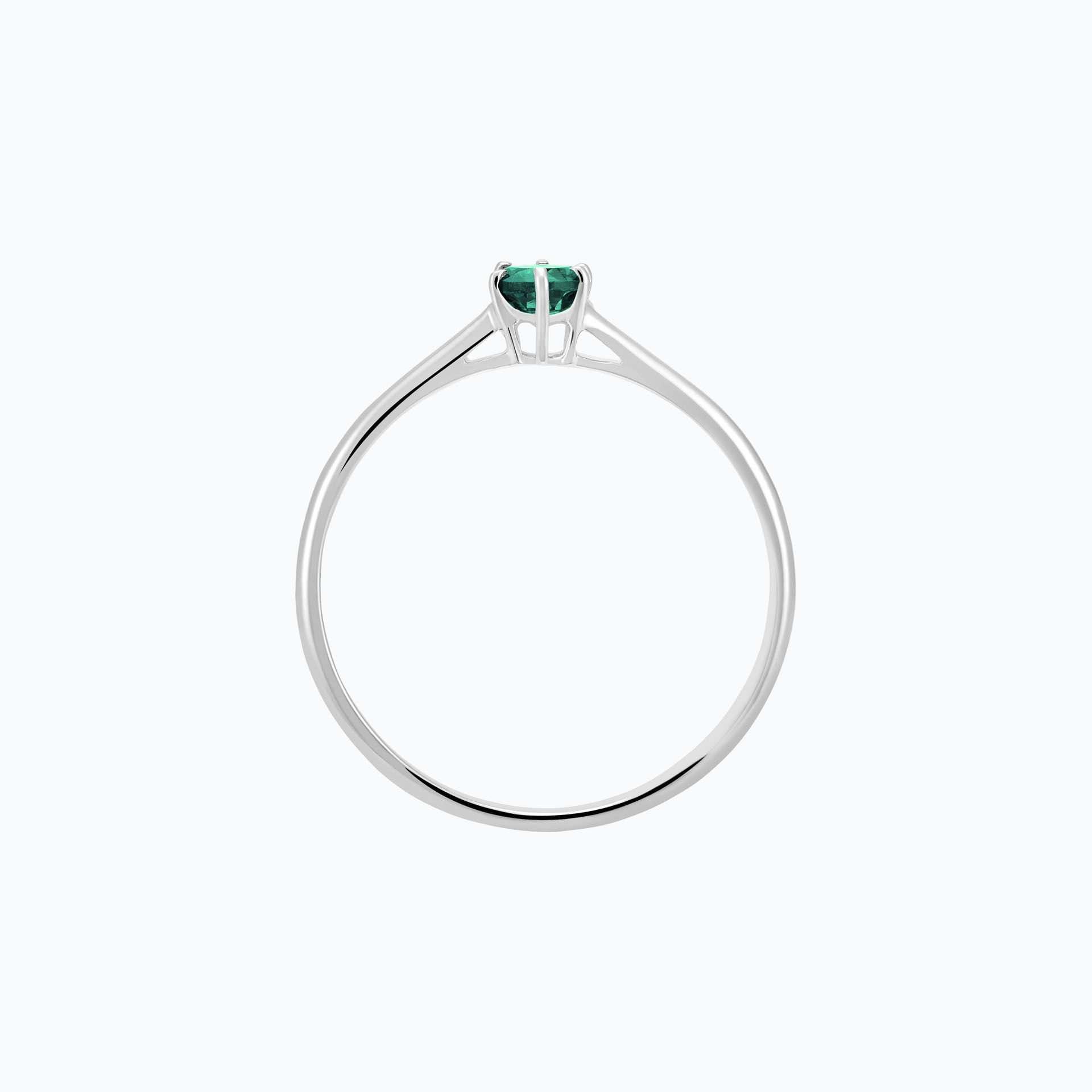 Solitaire Félicia Émeraude 3.5 mm