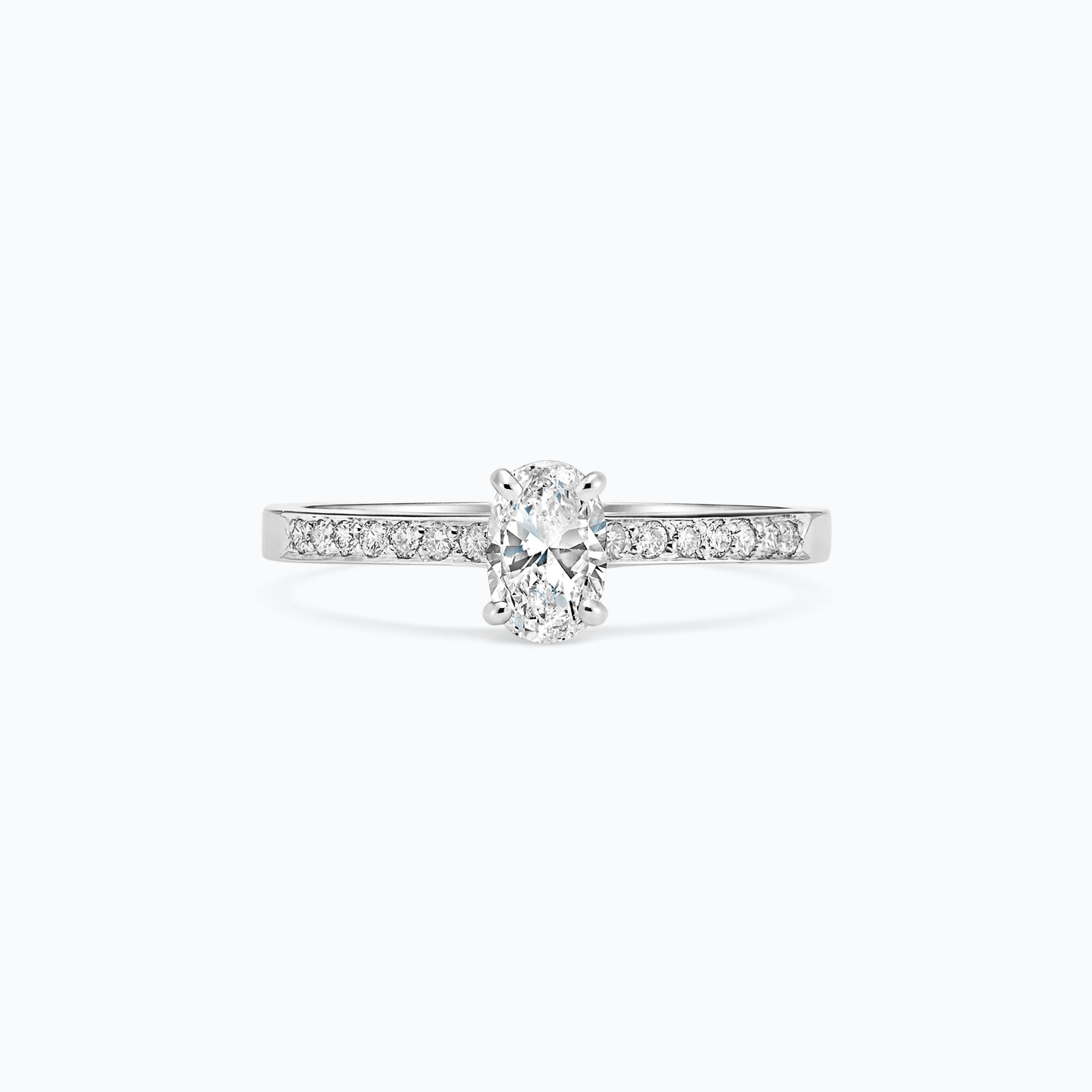 Solitaire Pavé Julia