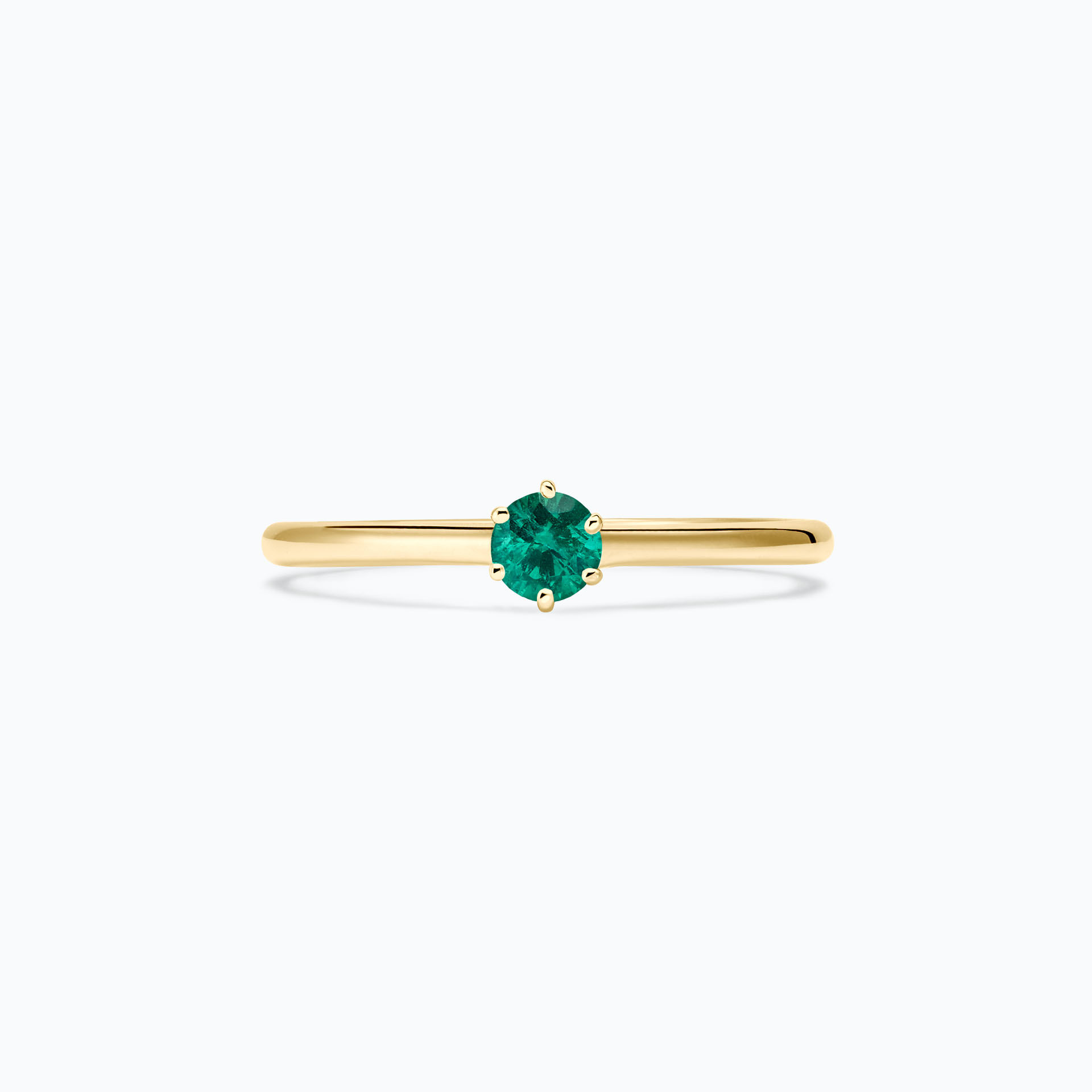 Solitaire Félicia Émeraude 3.5 mm