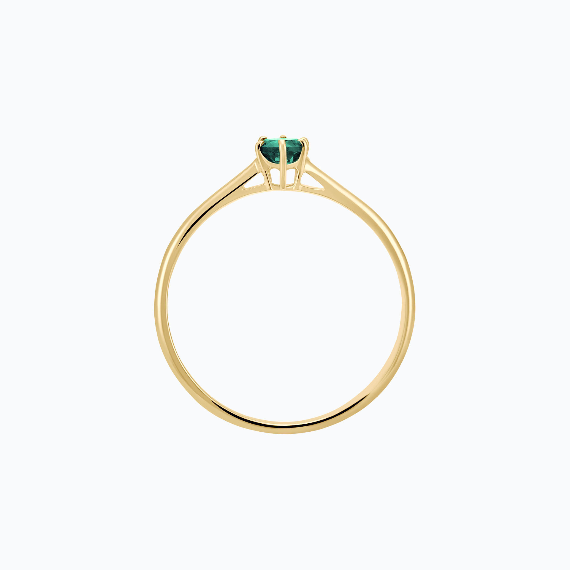 Solitaire Félicia Émeraude 3.5 mm