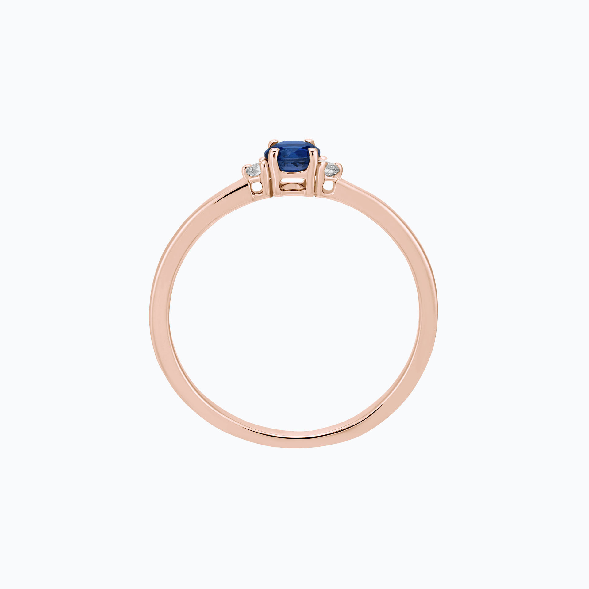 Solitaire Lolly Saphir 3.5 mm