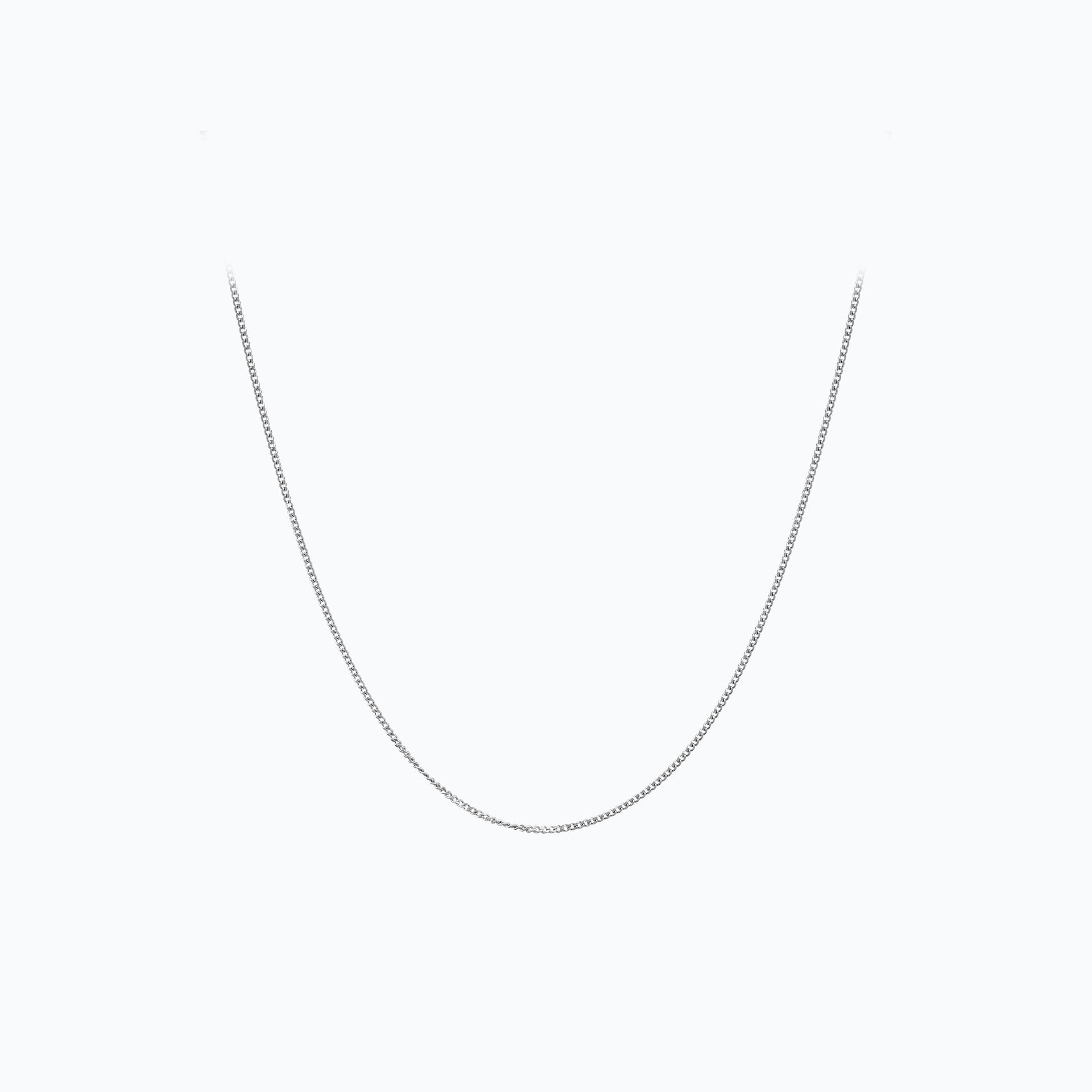 Chaine Gourmette Diamantée 1.40 mm 40 cm