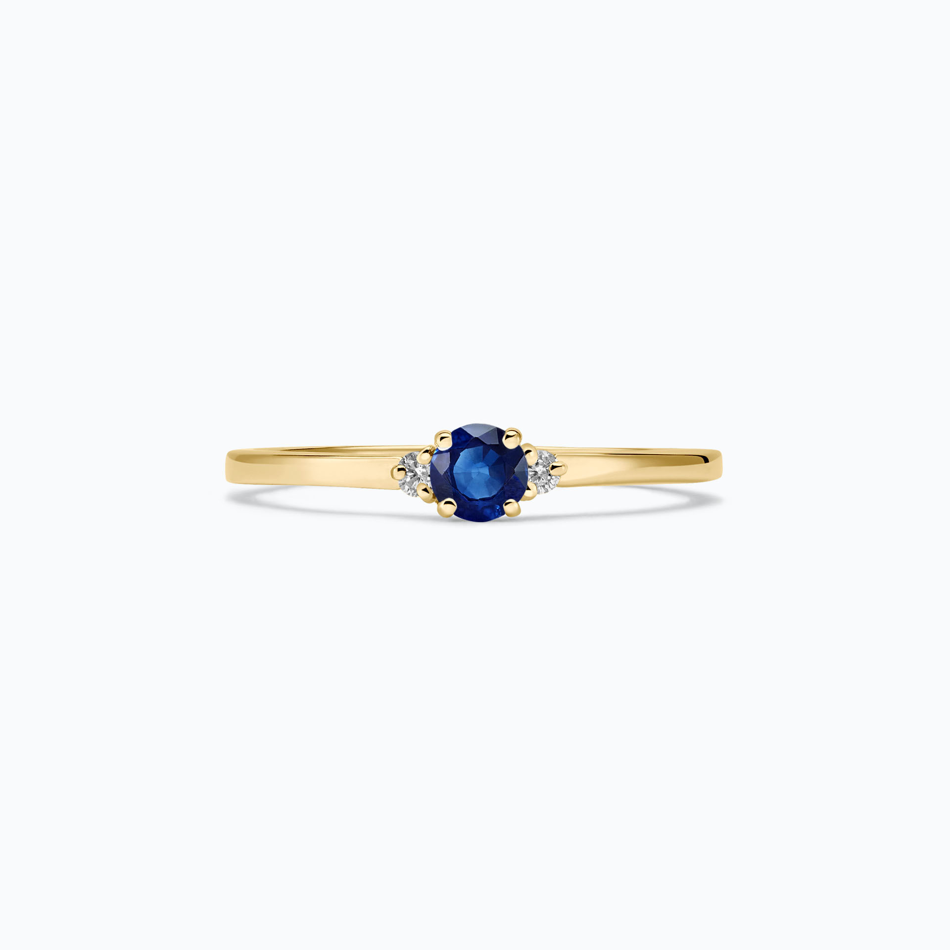 Solitaire Lolly Saphir 3.5 mm