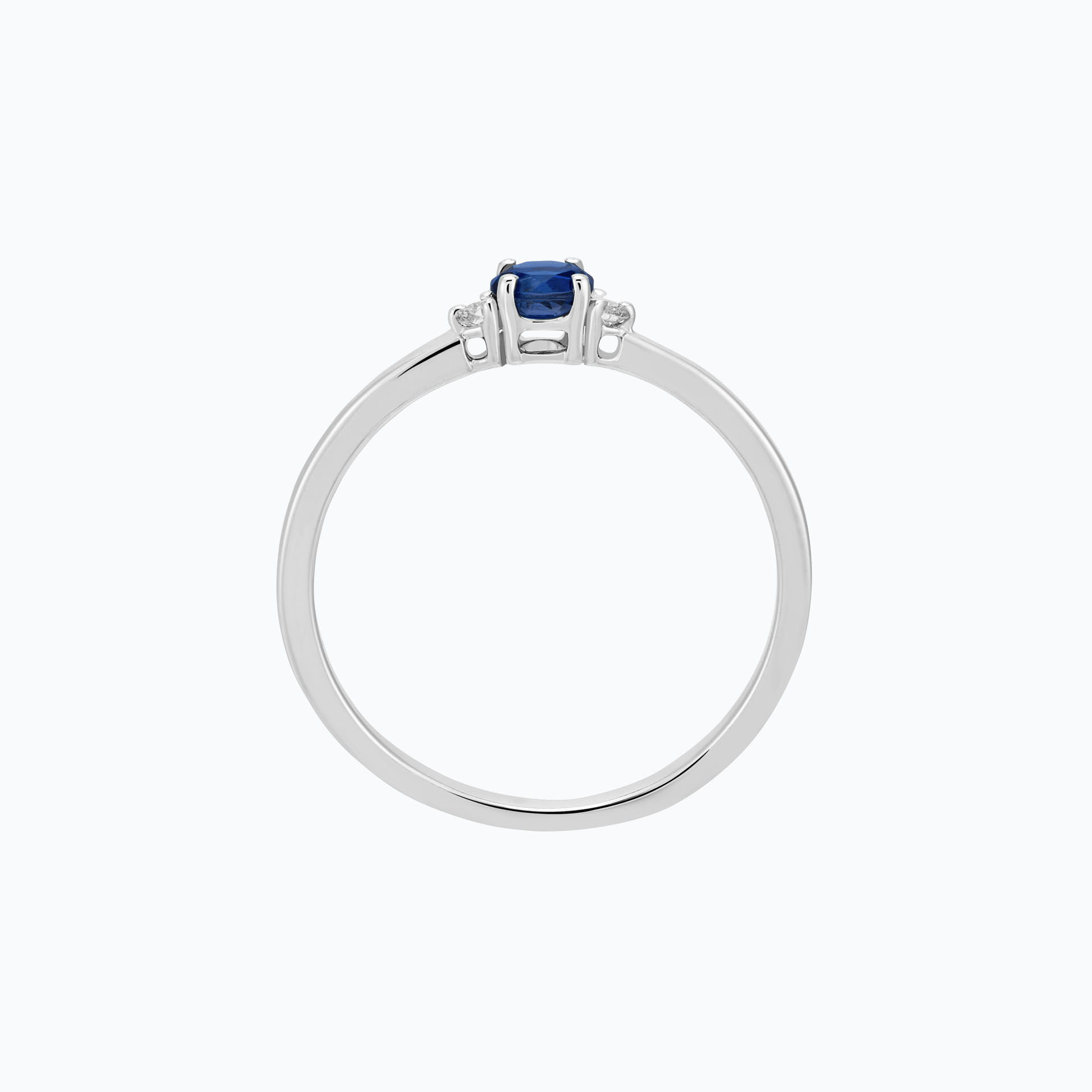 Solitaire Lolly Saphir 3.5 mm