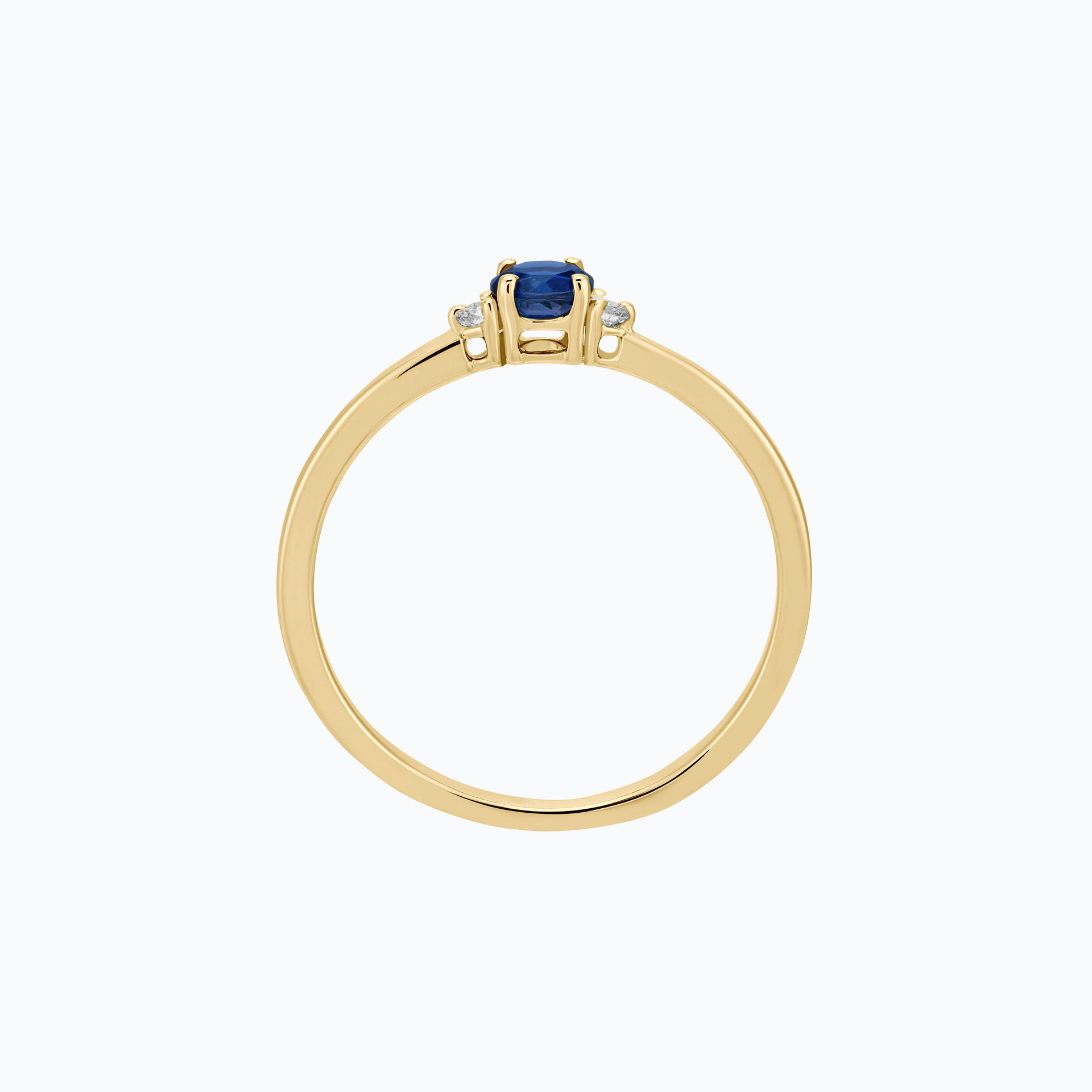 Solitaire Lolly Saphir 3.5 mm