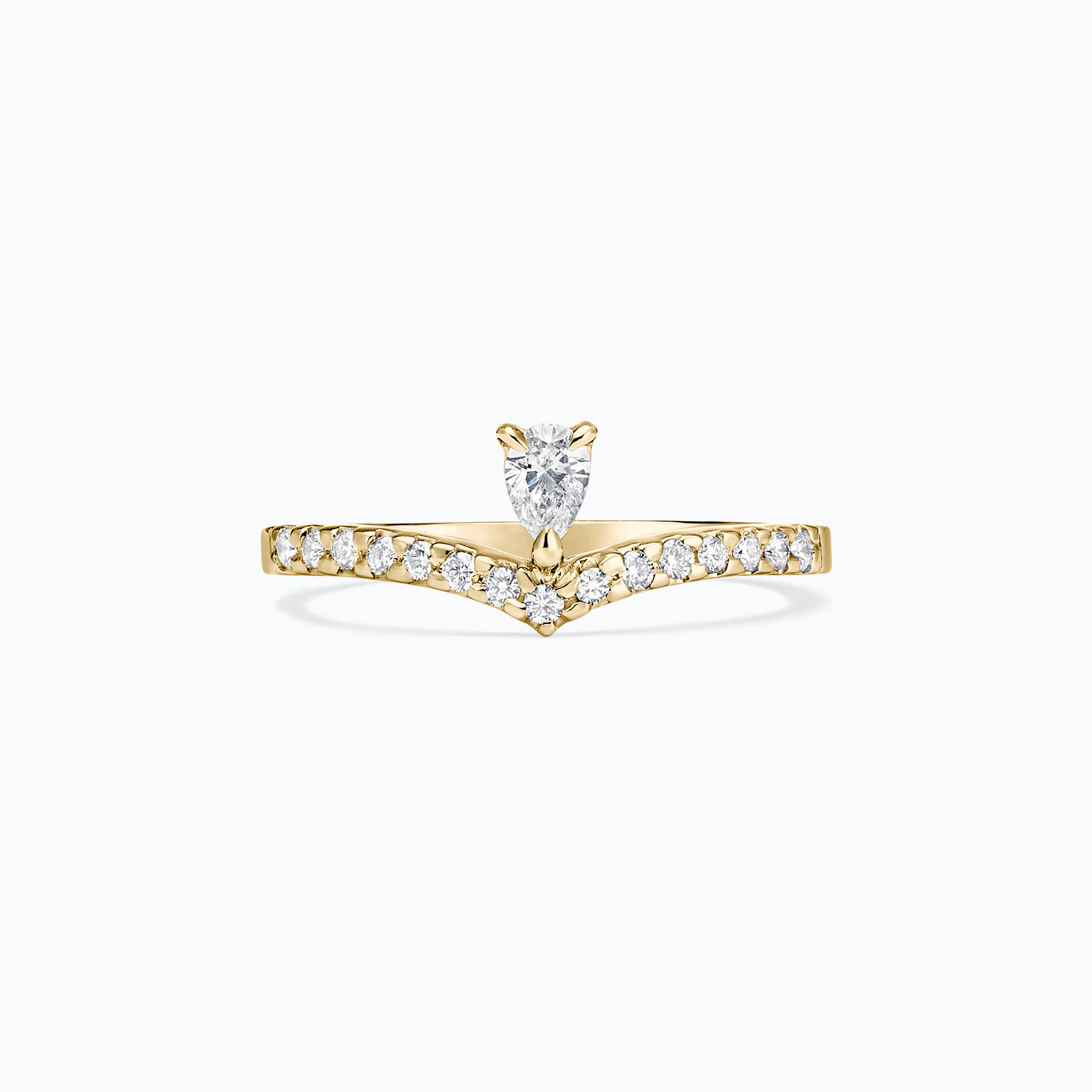 Solitaire Pavé Isla Del Luna 0.15 carat