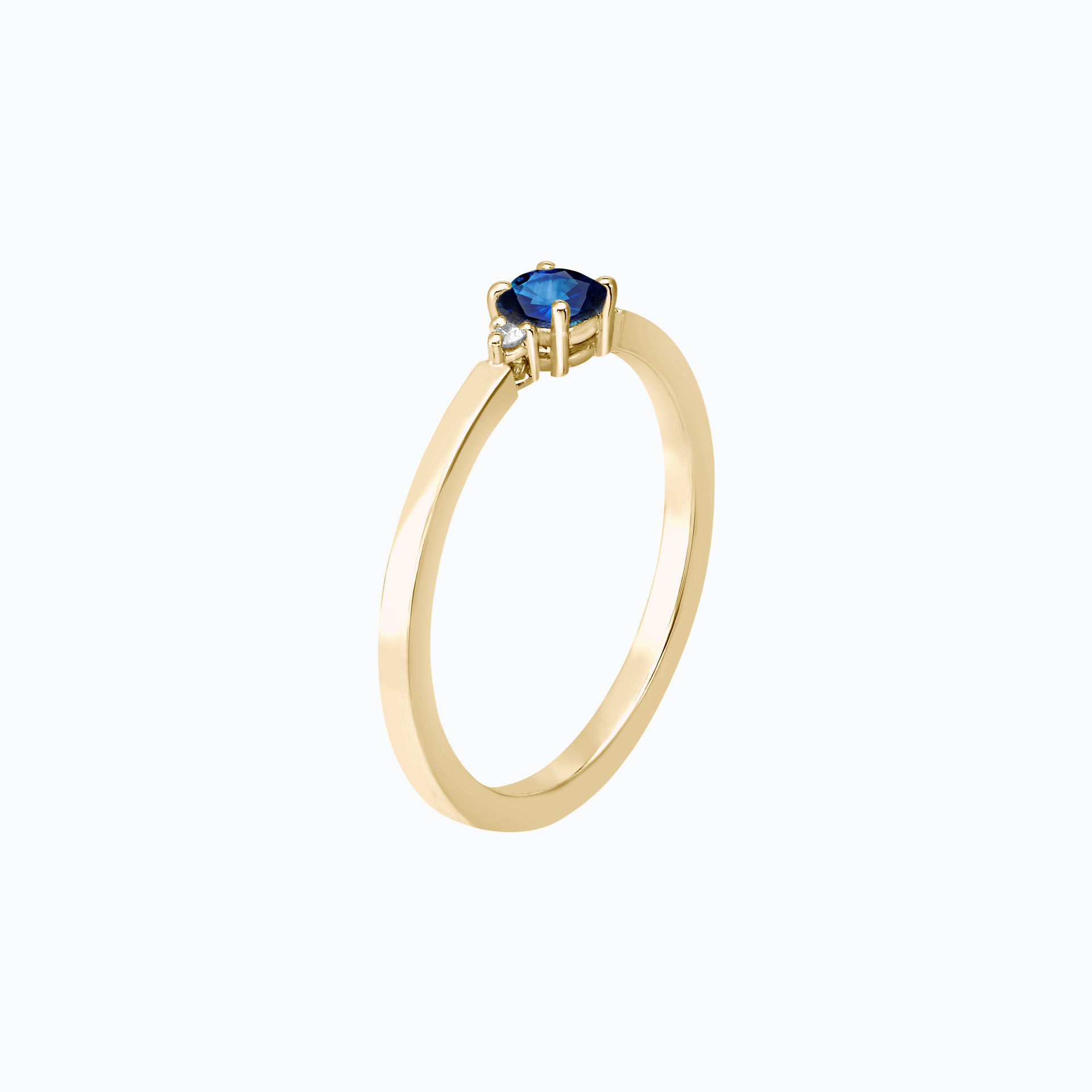Solitaire Lolly Saphir 4.5 mm