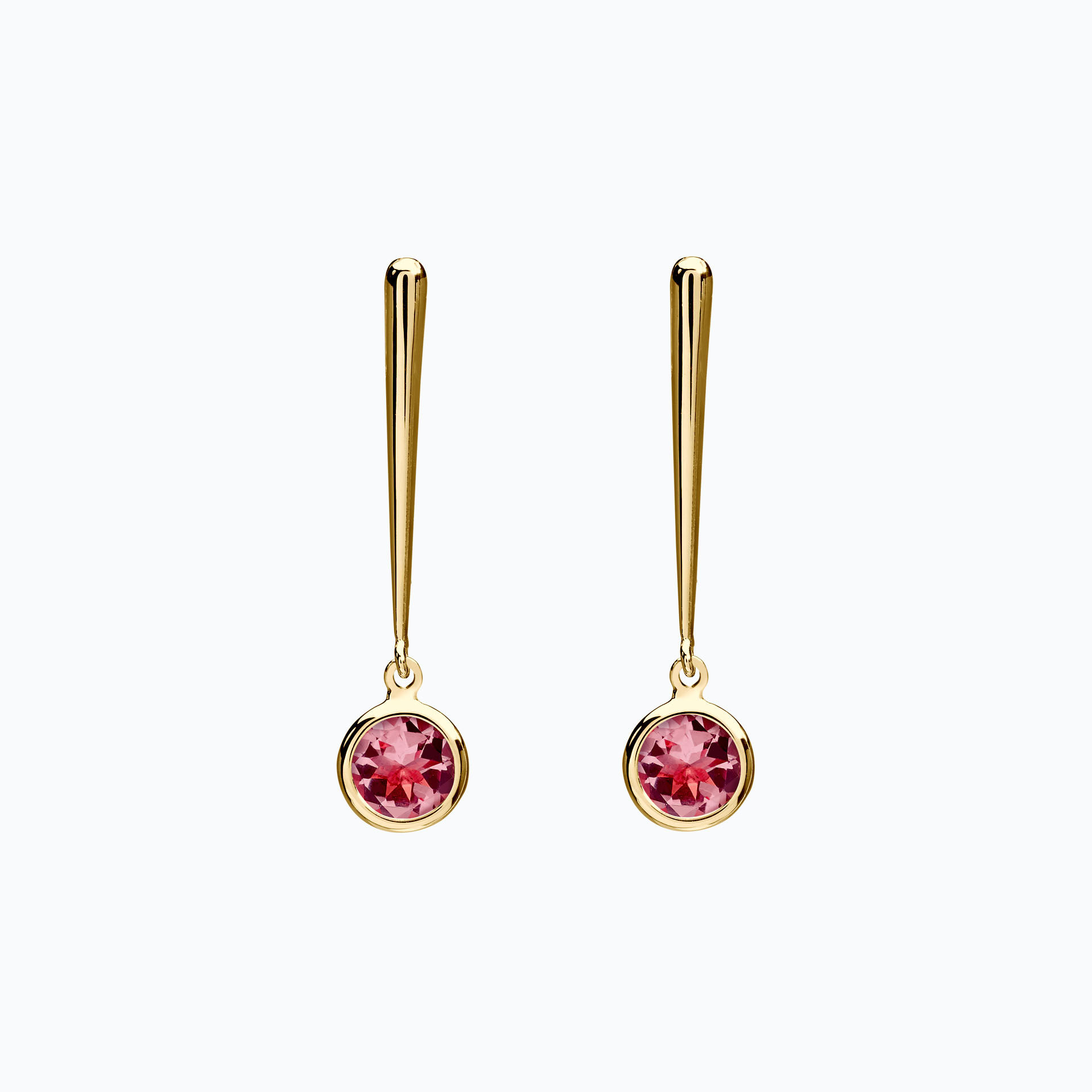 Pendants Nymphéa Tourmaline