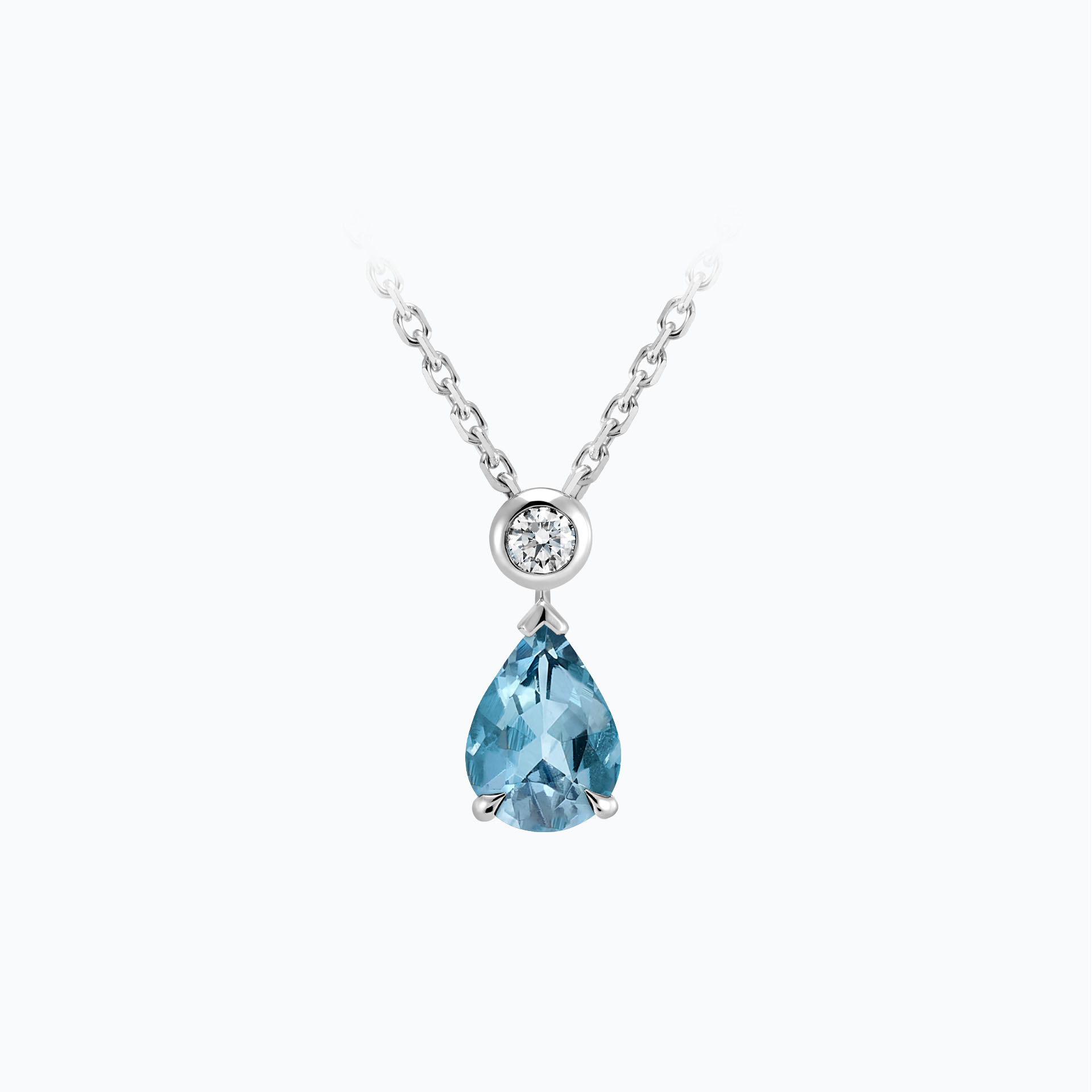 Collier Victoria Aigue-marine