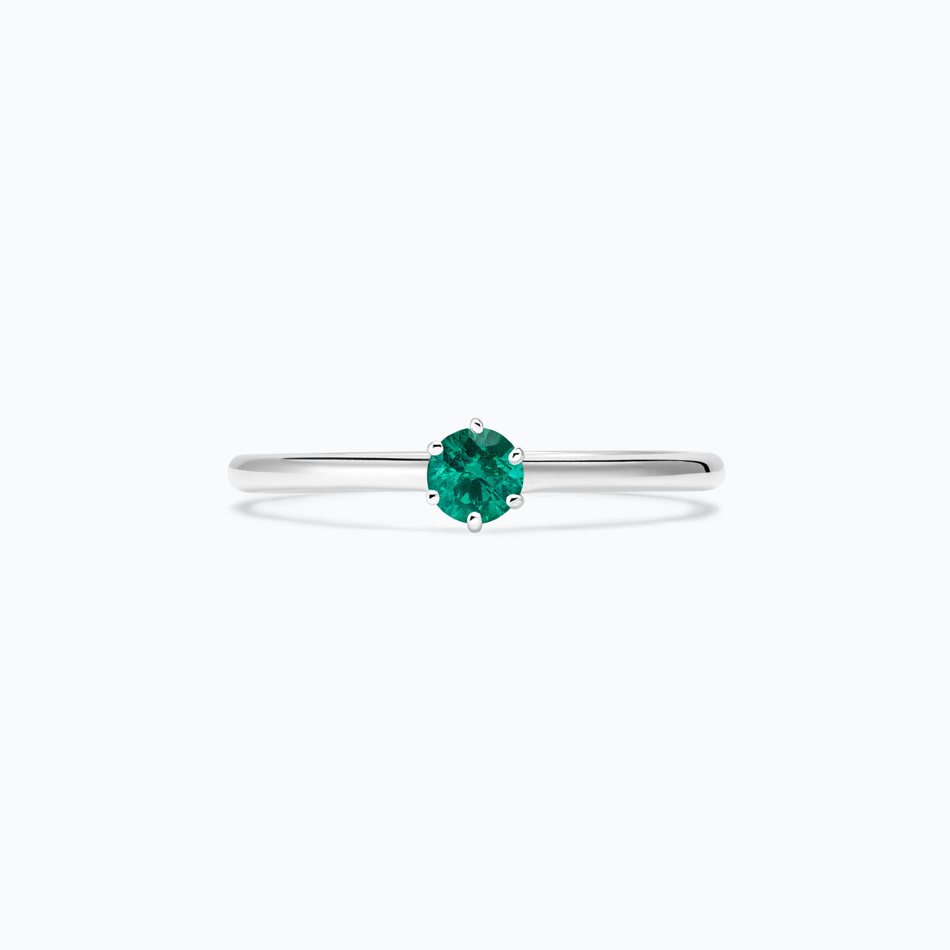 Solitaire Félicia Émeraude 3.5 mm