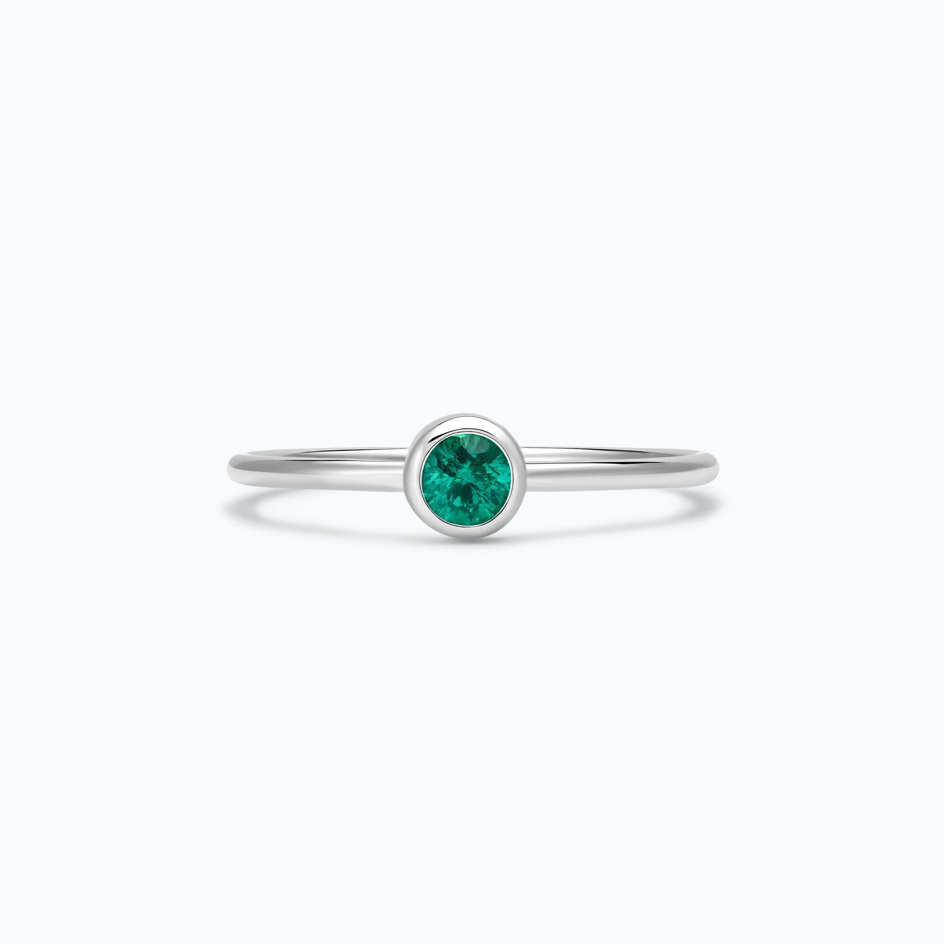 Solitaire Harmony Émeraude 3.5 mm