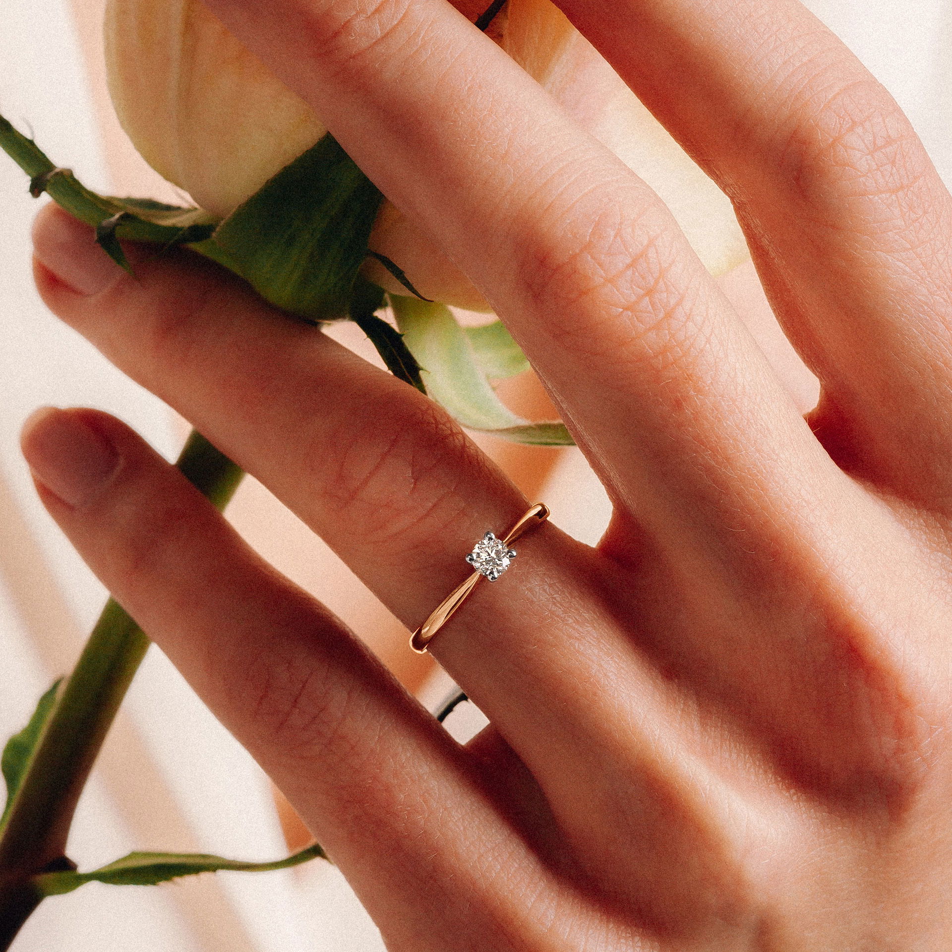 Solitaire Luna 0.20 carat