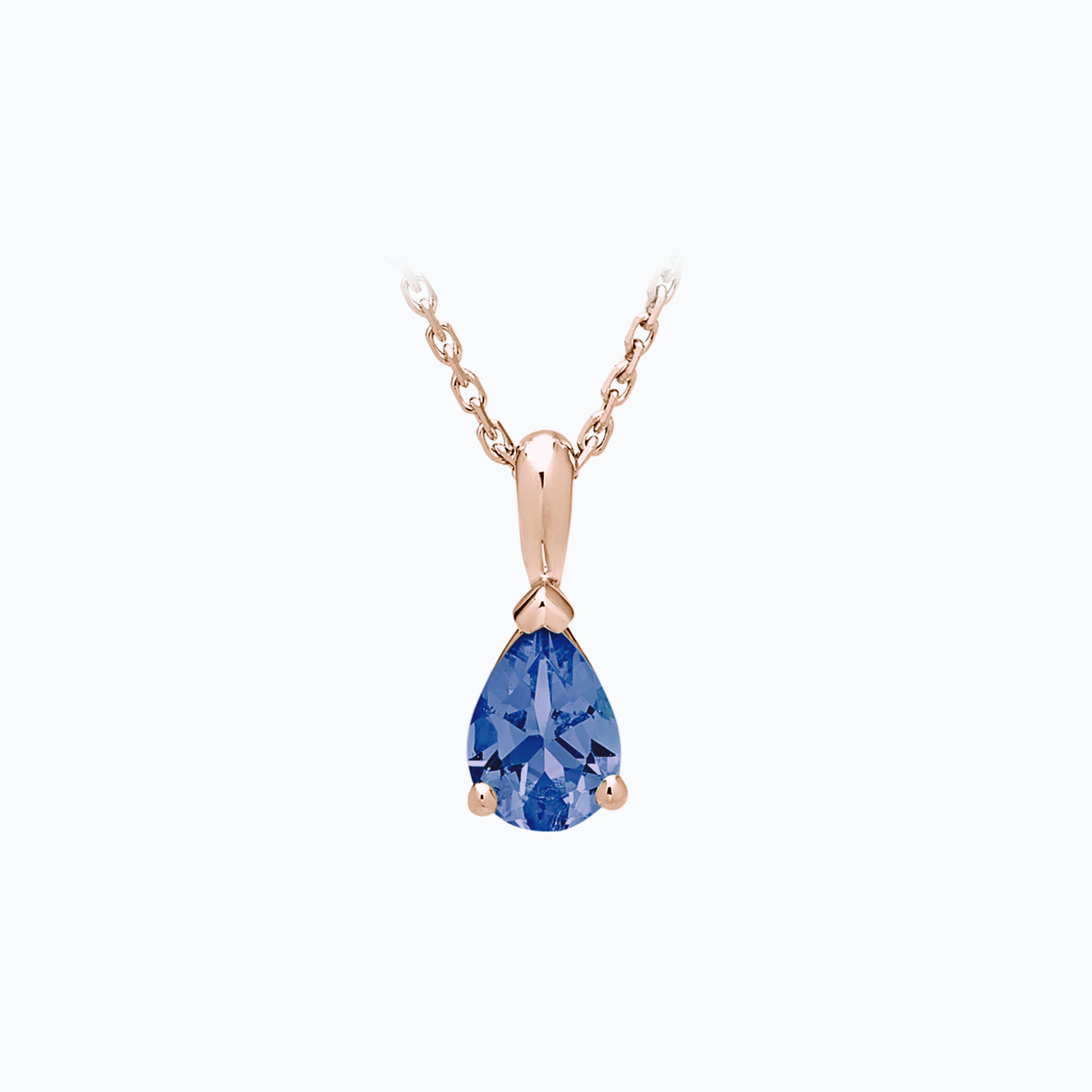 Pendentif Goutte Tanzanite 7 x 5 mm