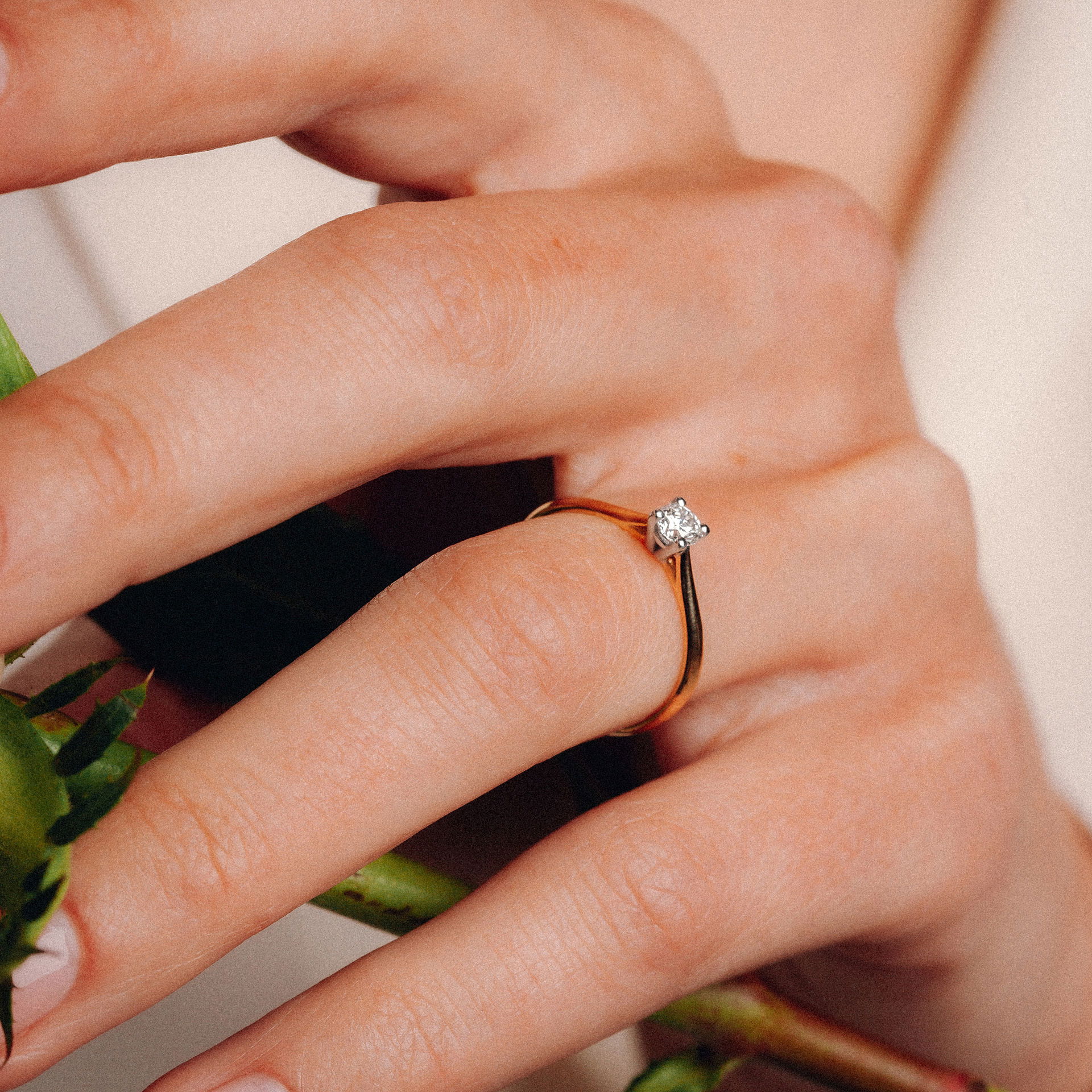 Solitaire Luna 0.20 carat