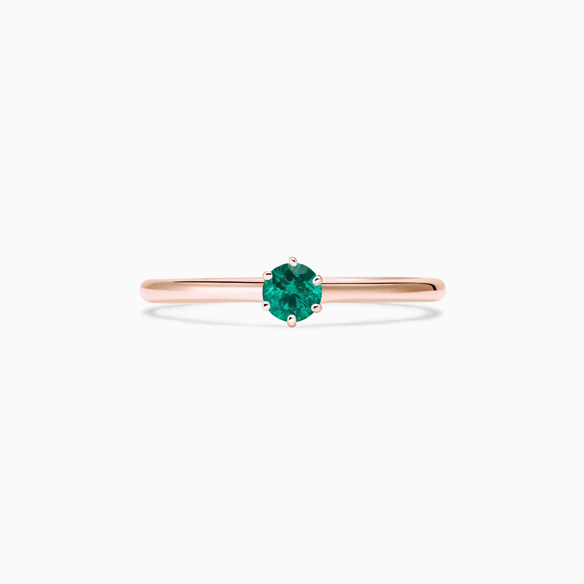 Solitaire Félicia Émeraude 3.5 mm