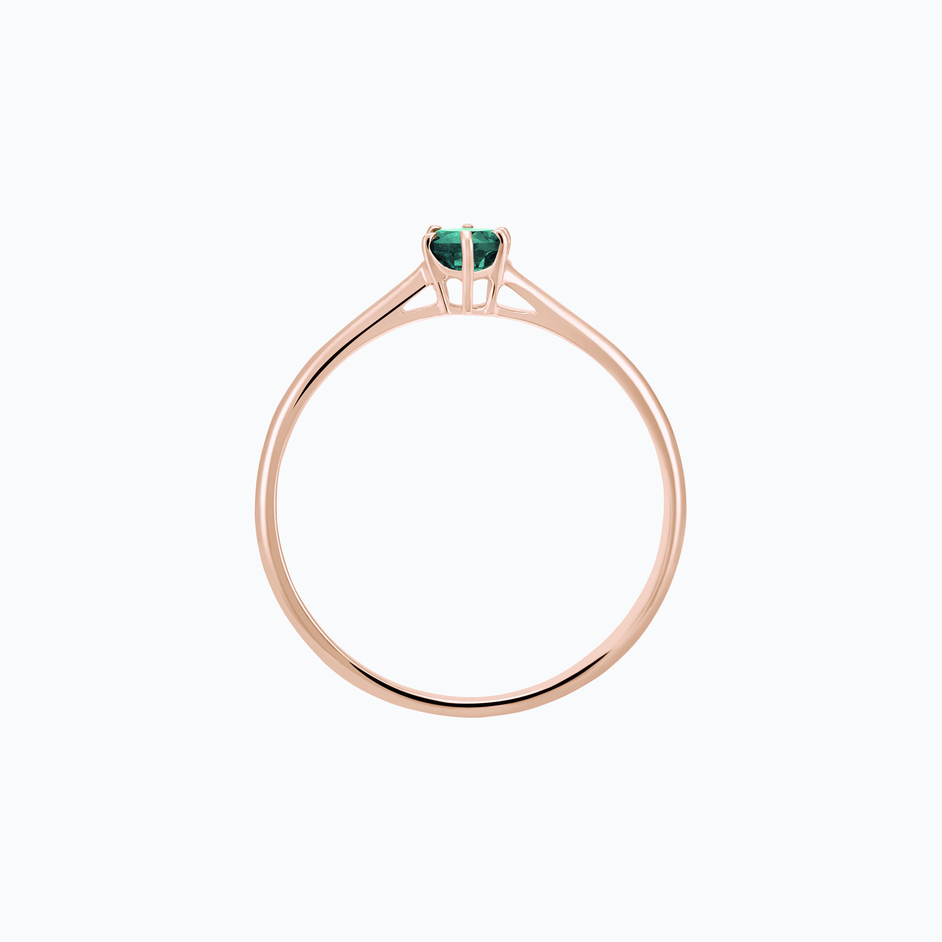 Solitaire Félicia Émeraude 3.5 mm