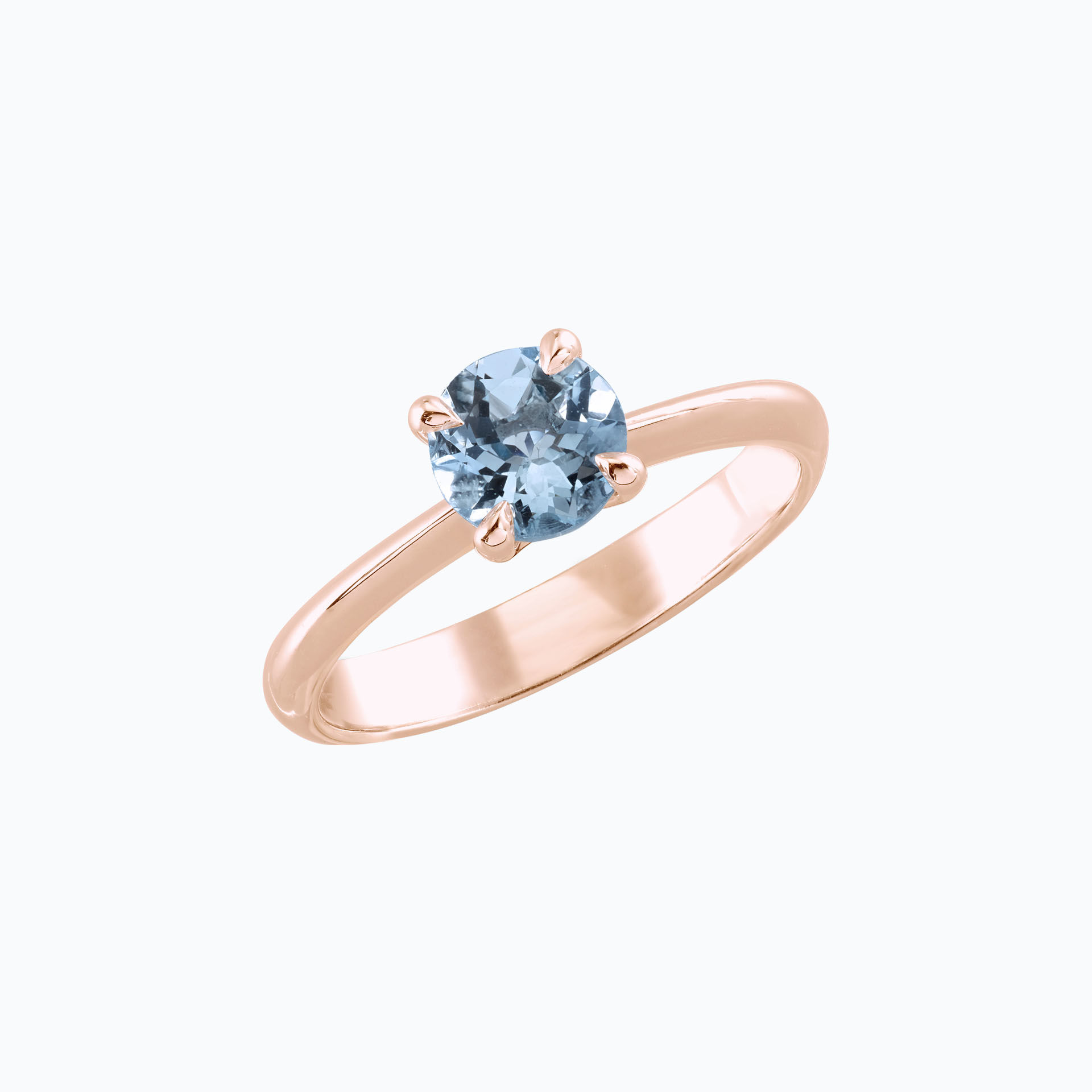 Solitaire Jara Aigue-marine
