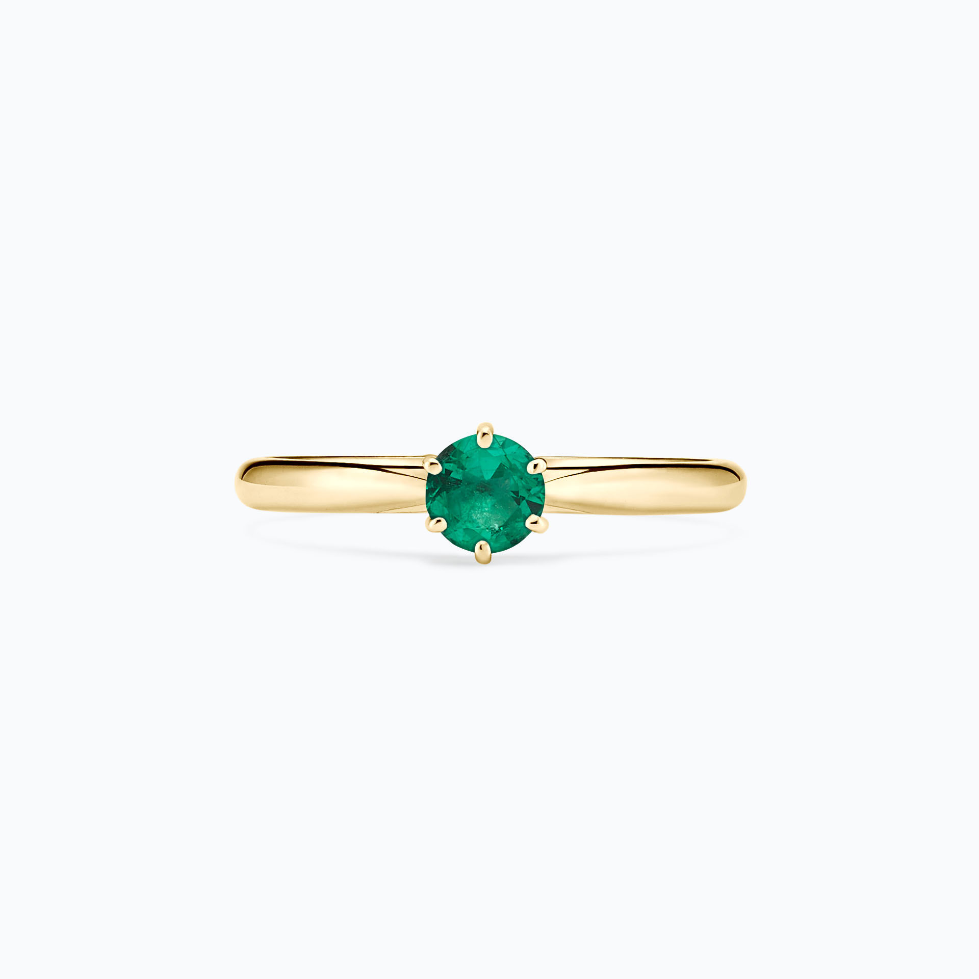 Solitaire Félicia Émeraude 4.5 mm