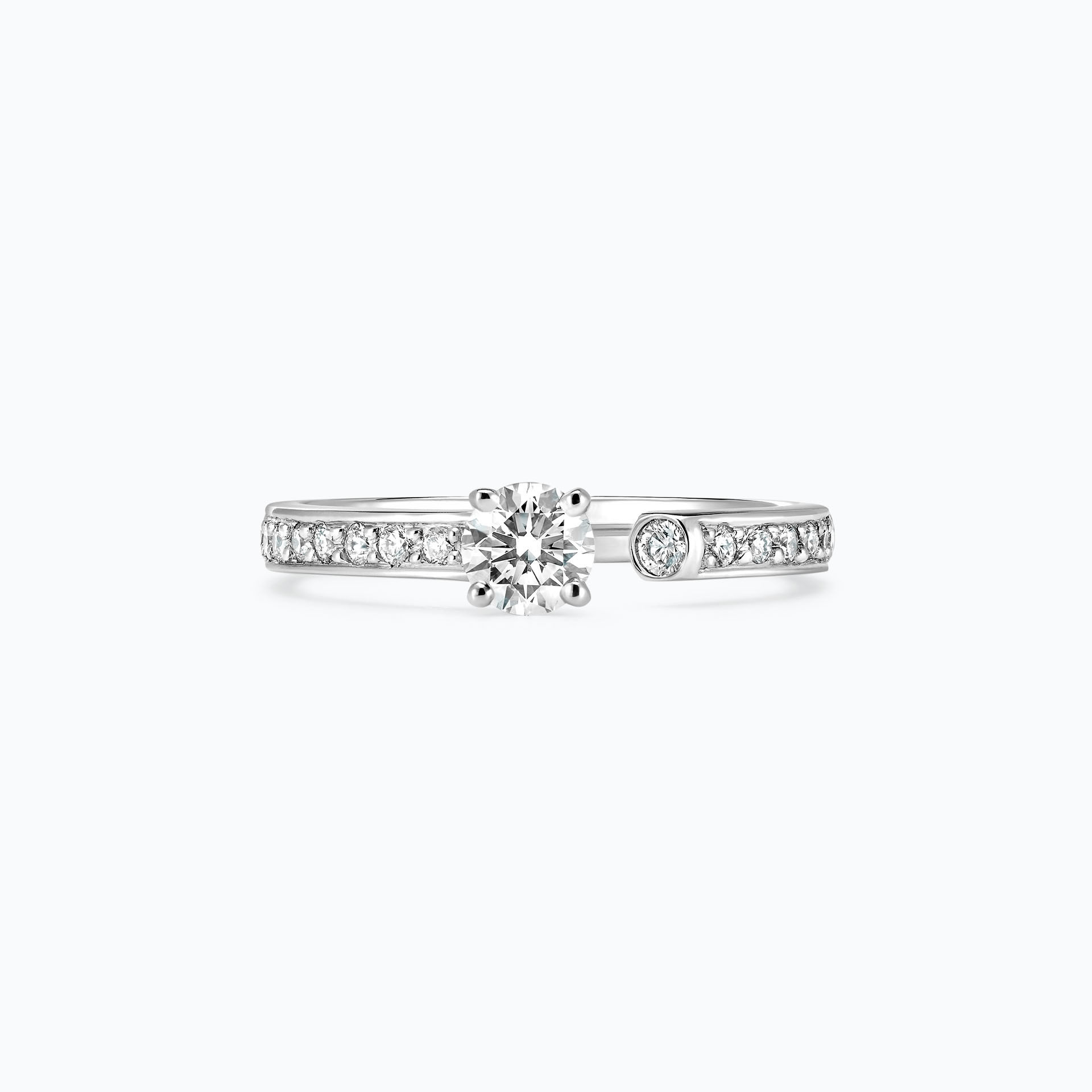 Solitaire Pavé Syracuse