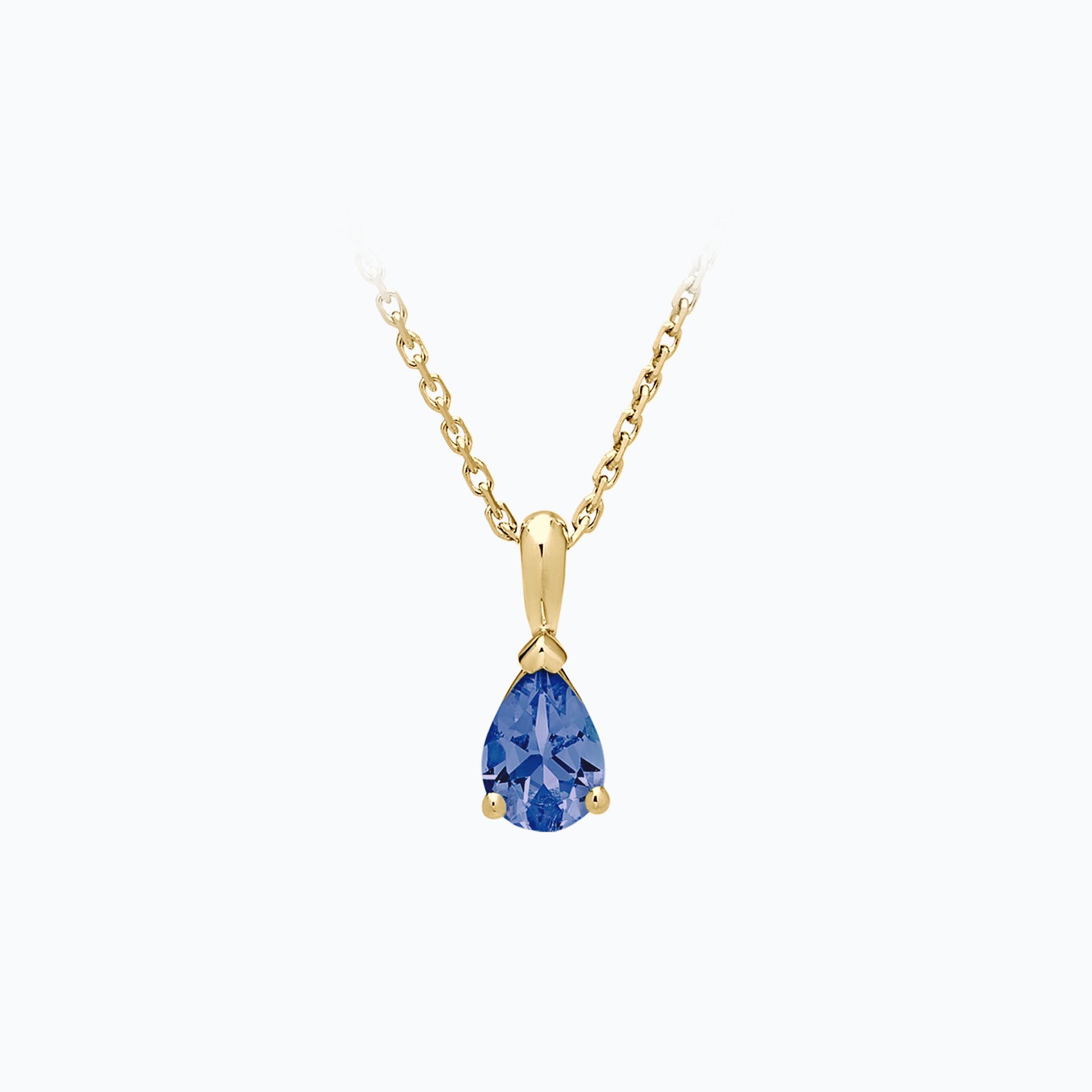 Pendentif Goutte Tanzanite 6 x 4 mm