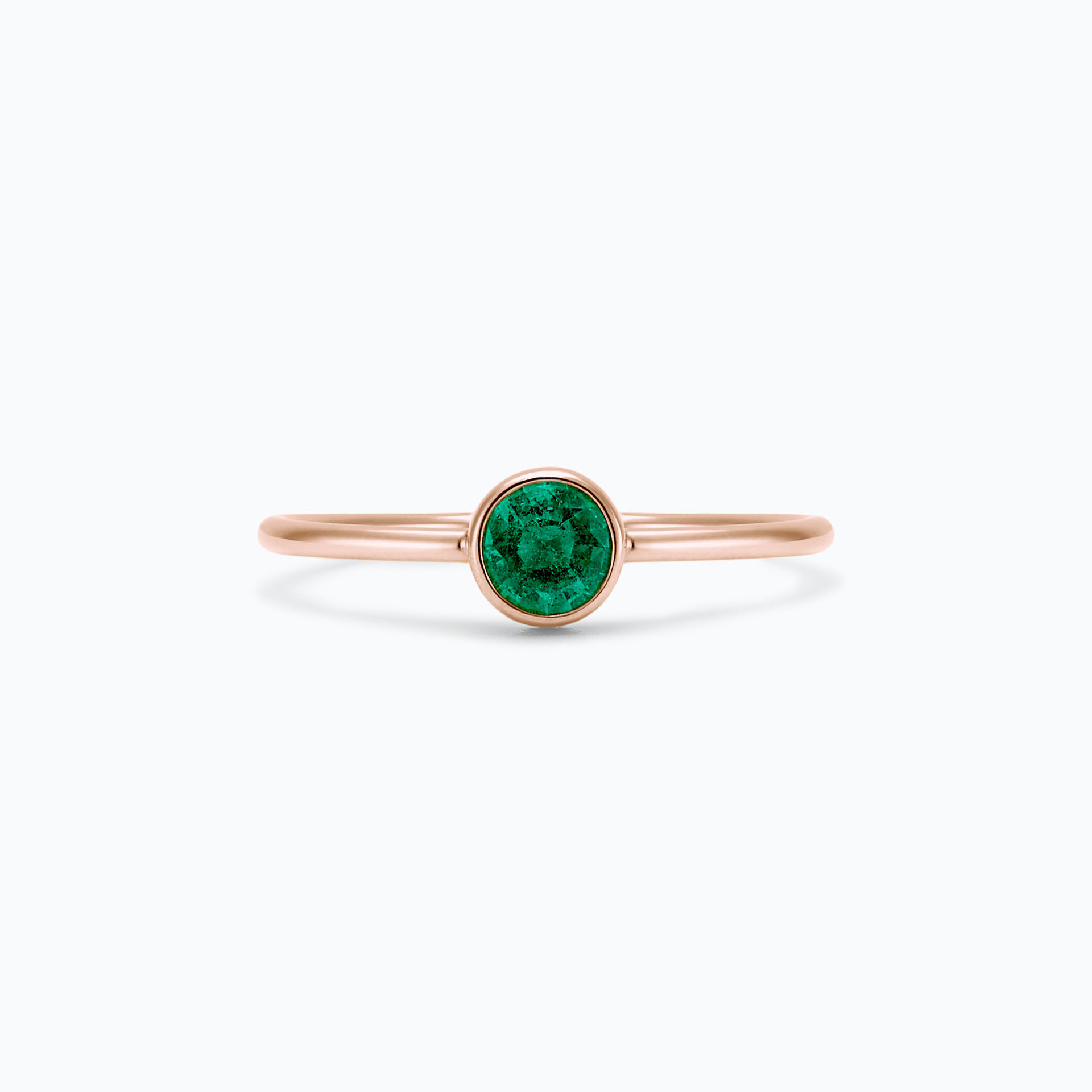 Solitaire Harmony Émeraude 4.5 mm