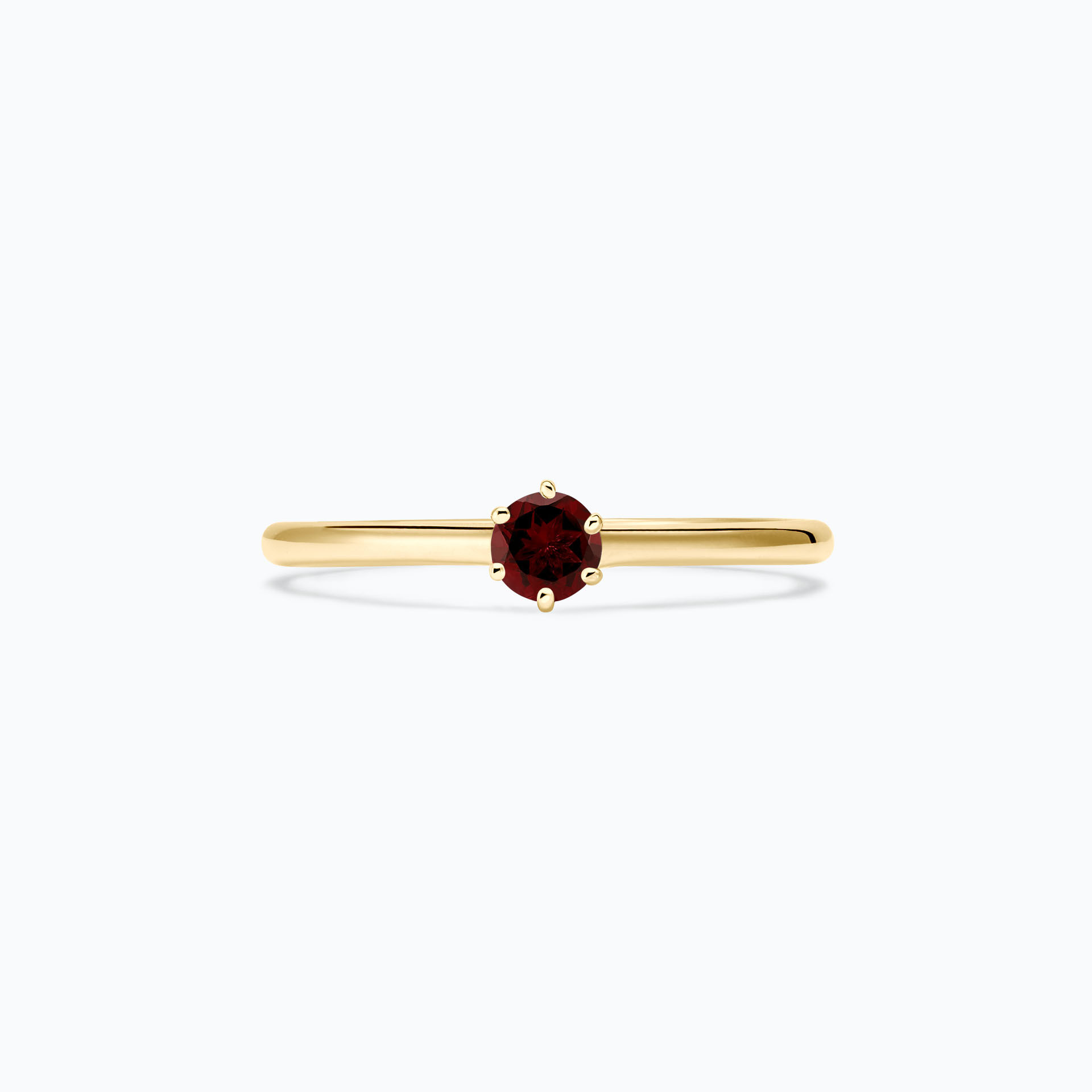 Solitaire Félicia Grenat 3.5 mm