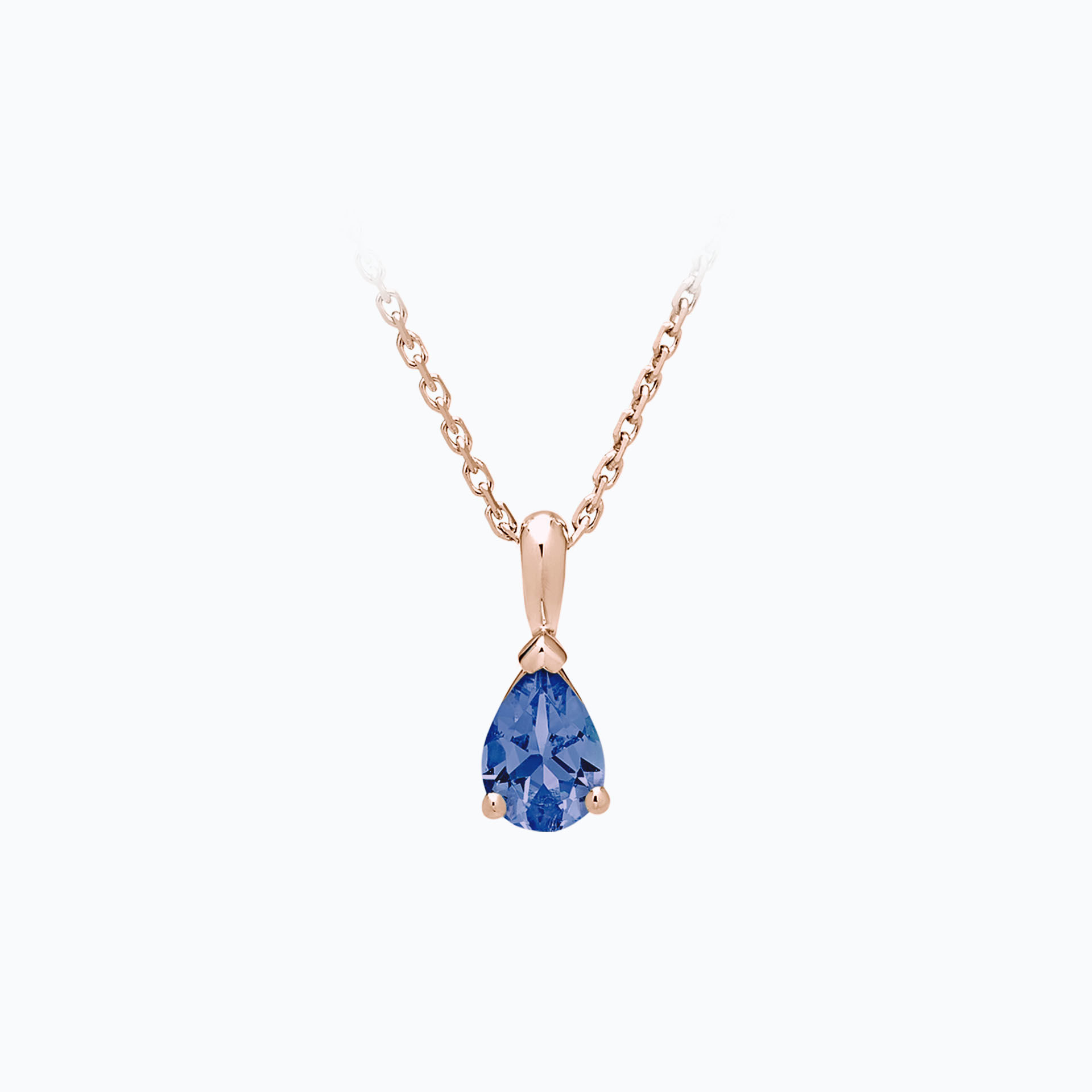 Pendentif Goutte Tanzanite 6 x 4 mm