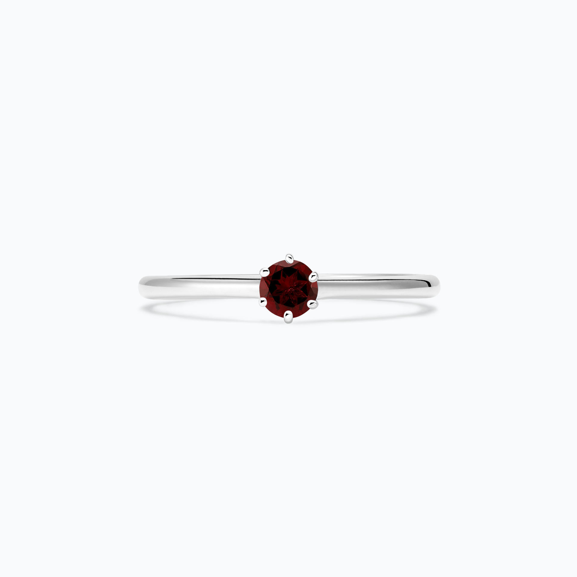Solitaire Félicia Grenat 3.5 mm