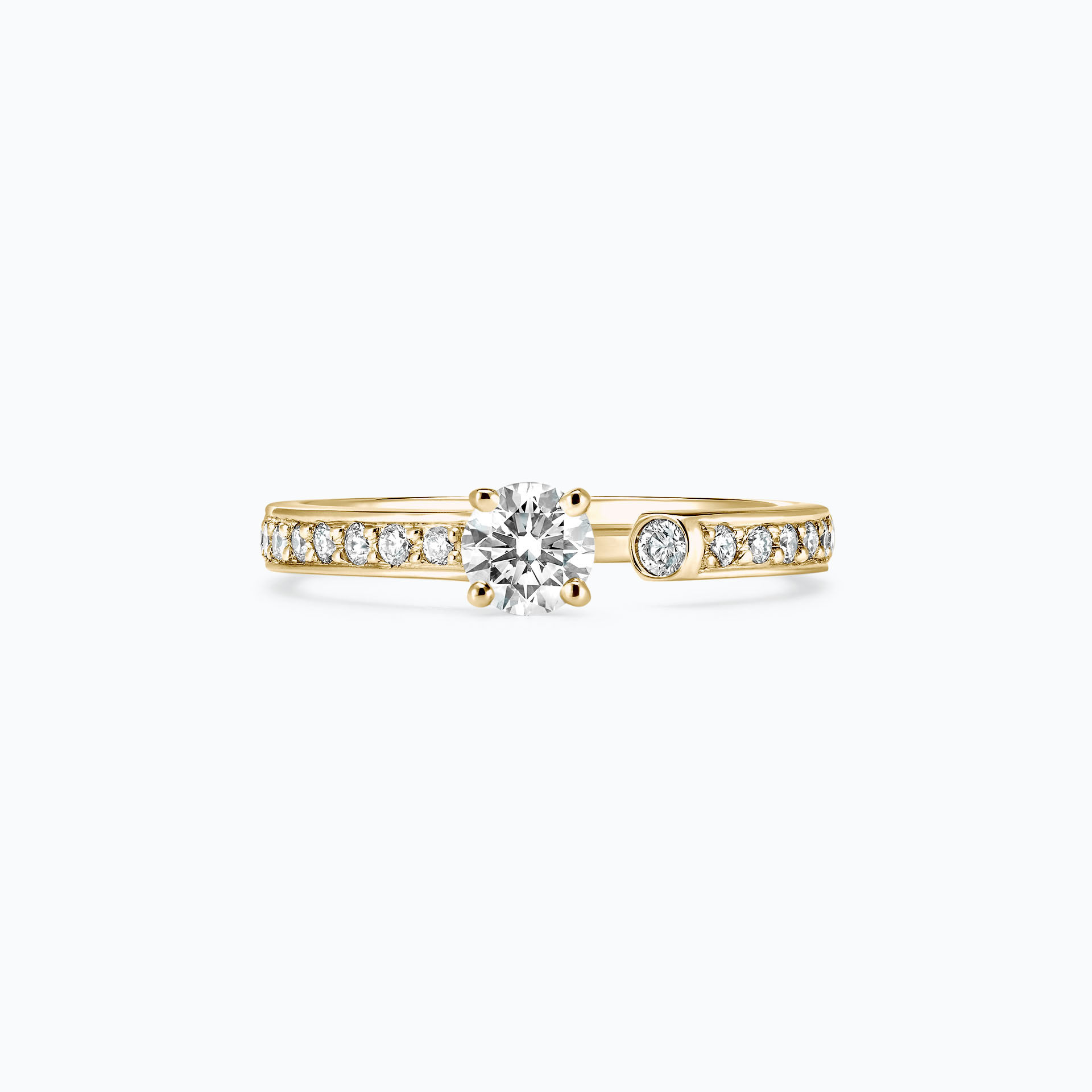 Solitaire Pavé Syracuse