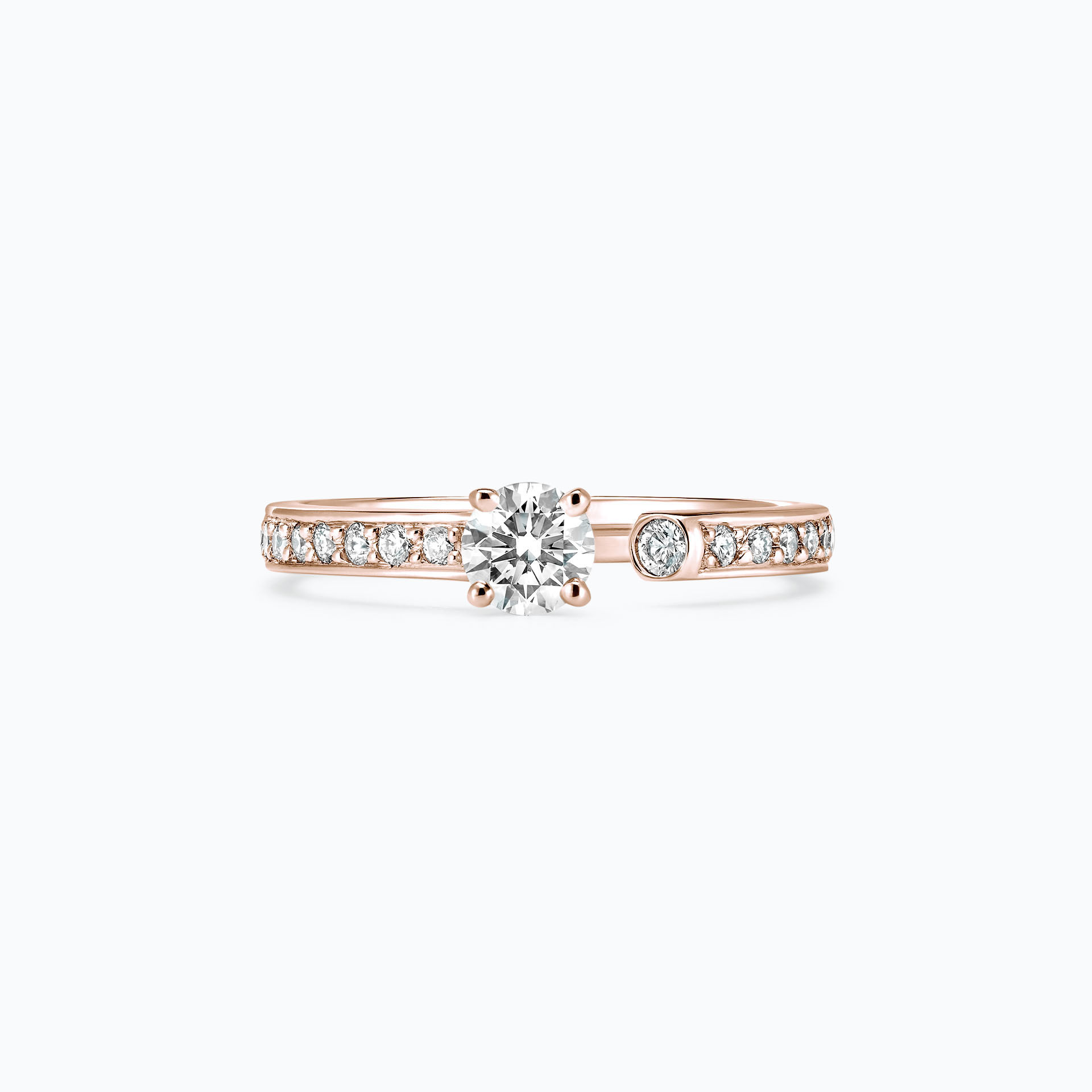 Solitaire Pavé Syracuse