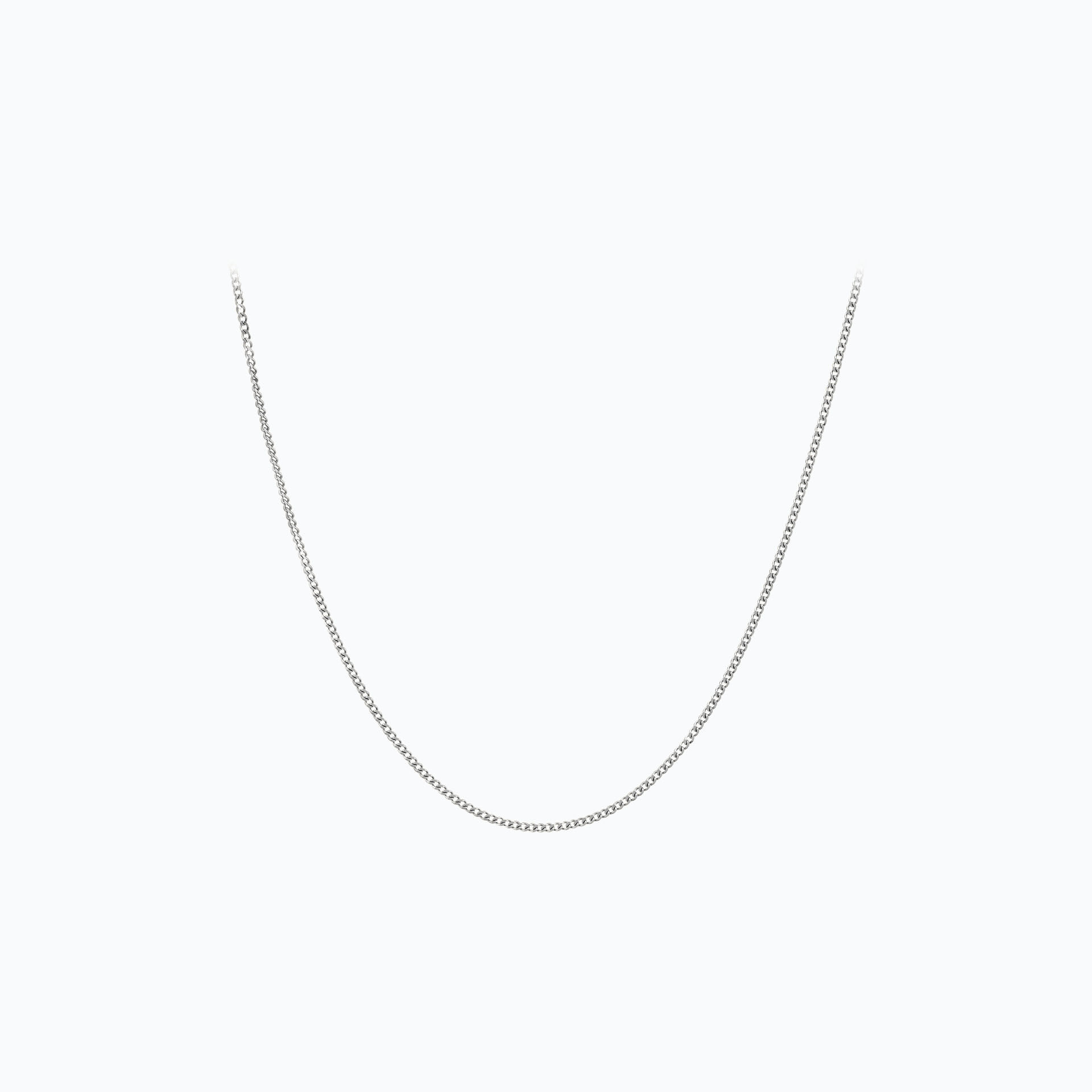 Chaine Gourmette Diamantée 1.70 mm 55 cm