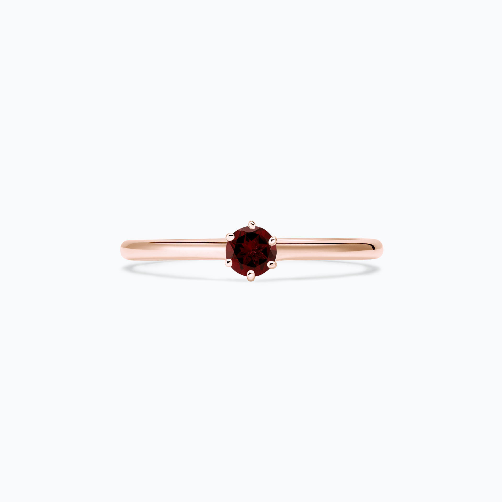 Solitaire Félicia Grenat 3.5 mm