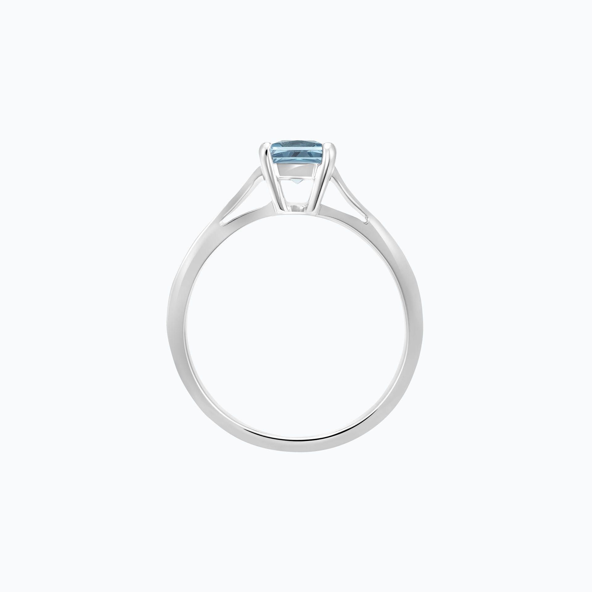 Solitaire Promesse Aigue-marine