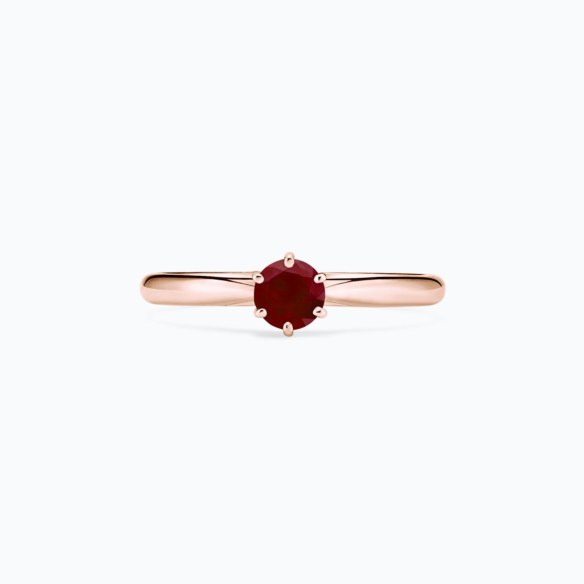 Solitaire Félicia Rubis 4.5 mm