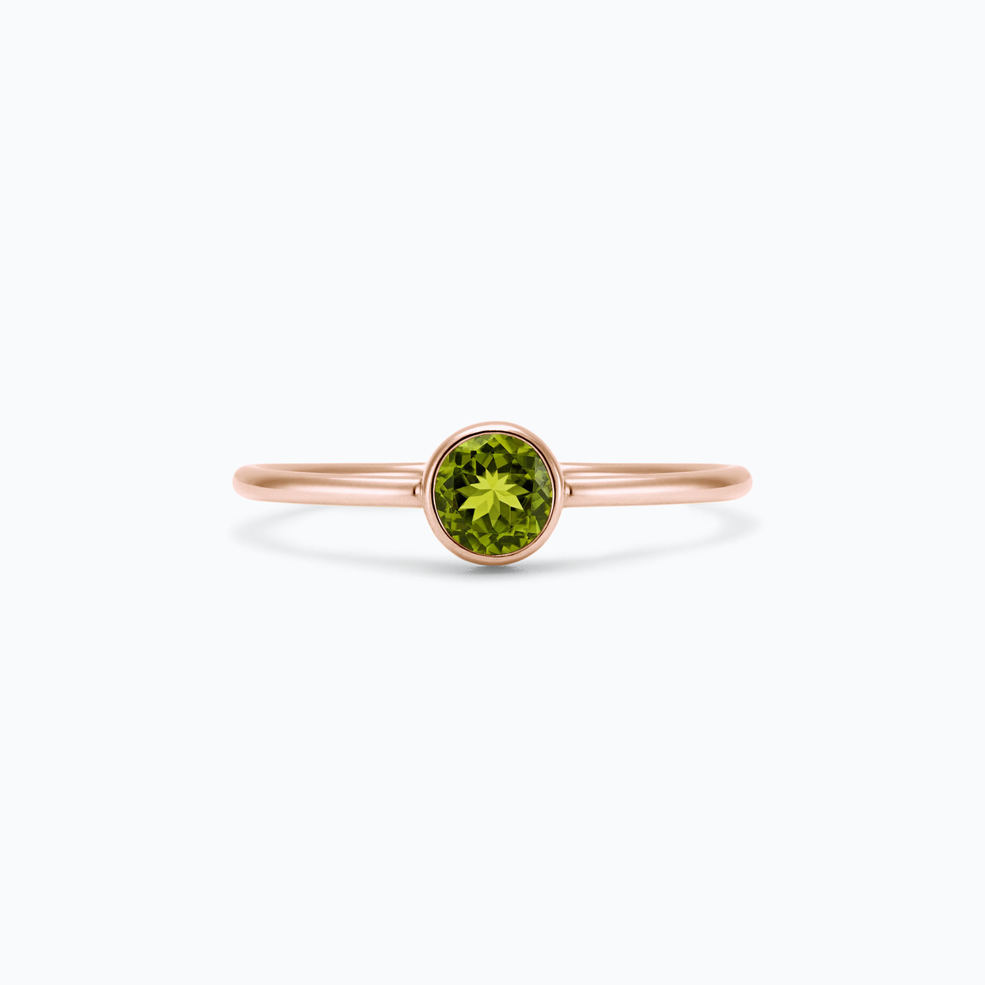 Solitaire Harmony Péridot 4.5 mm