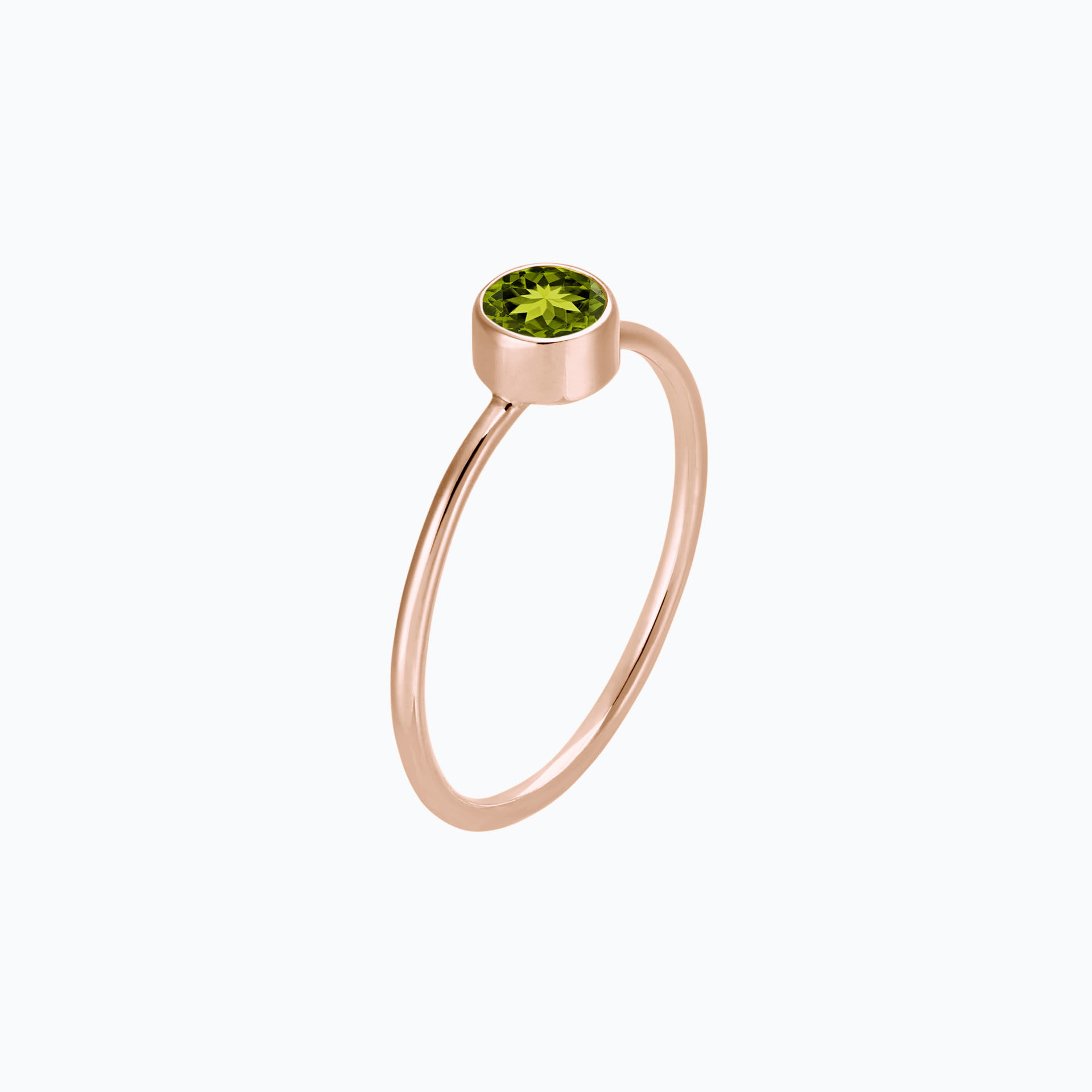 Solitaire Harmony Péridot 4.5 mm
