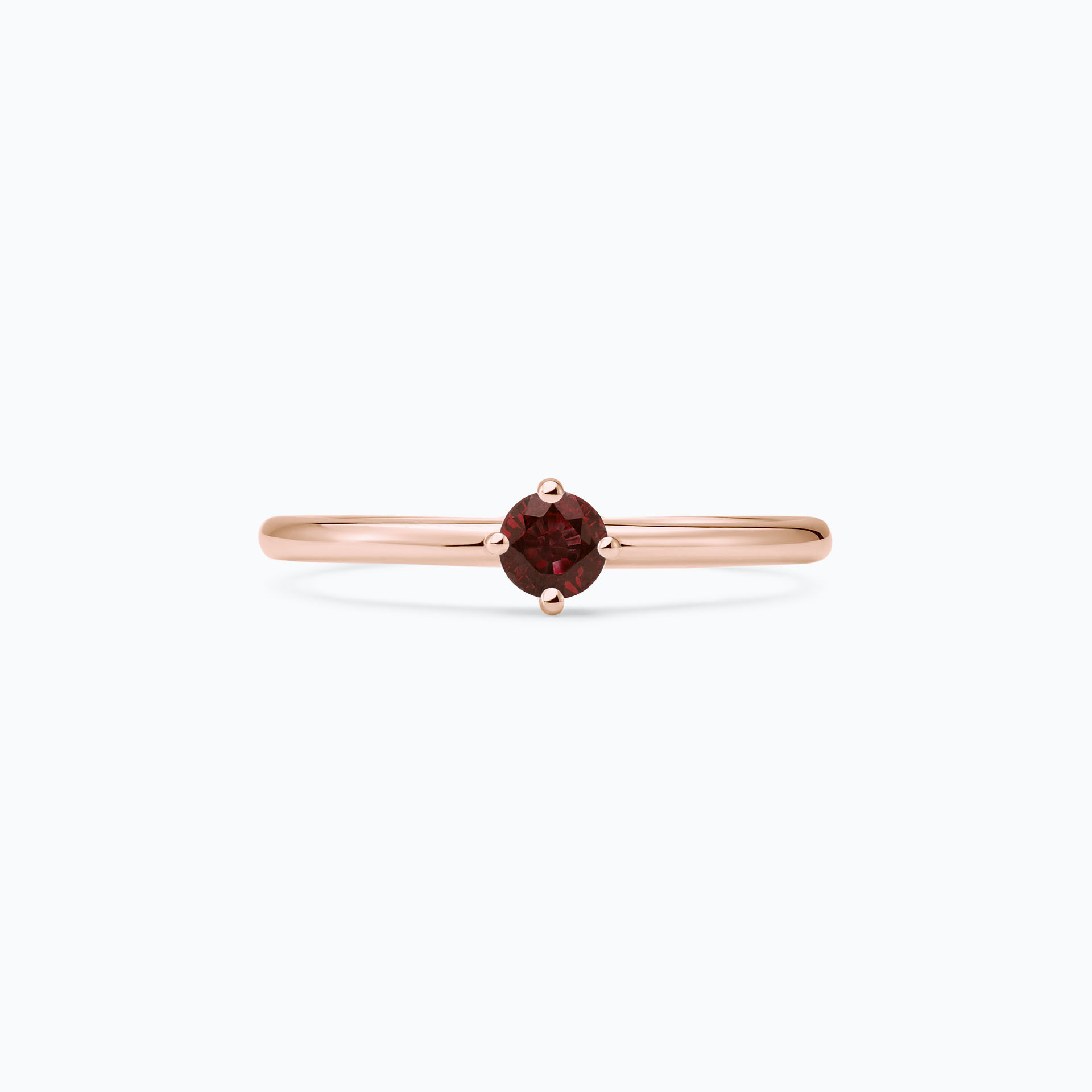 Solitaire Alva Grenat 3.5 mm
