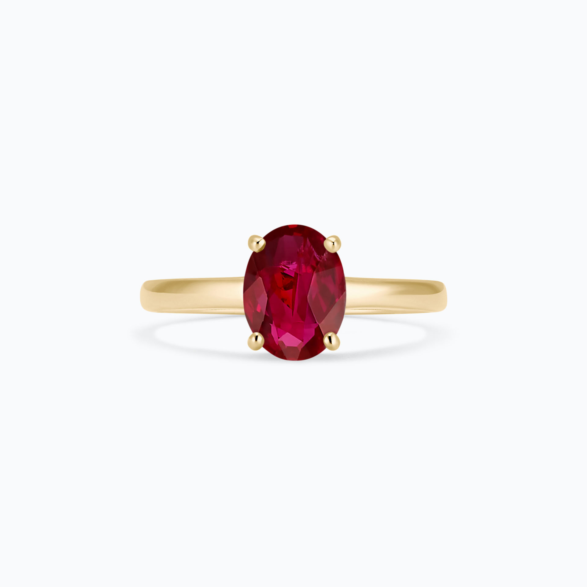 Solitaire Érine Rubis